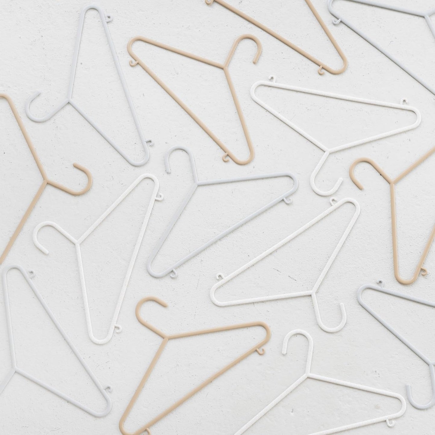 Sustainable Wheat Straw Plastic Toddler & Kids Hangers – Pack of 30