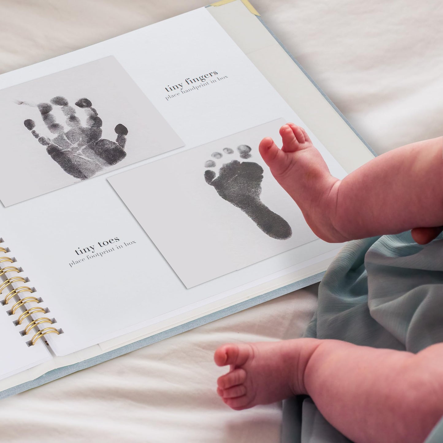 Keepsake Baby Memory Book for Boys and Girls – Timeless First 5 Year Baby Book