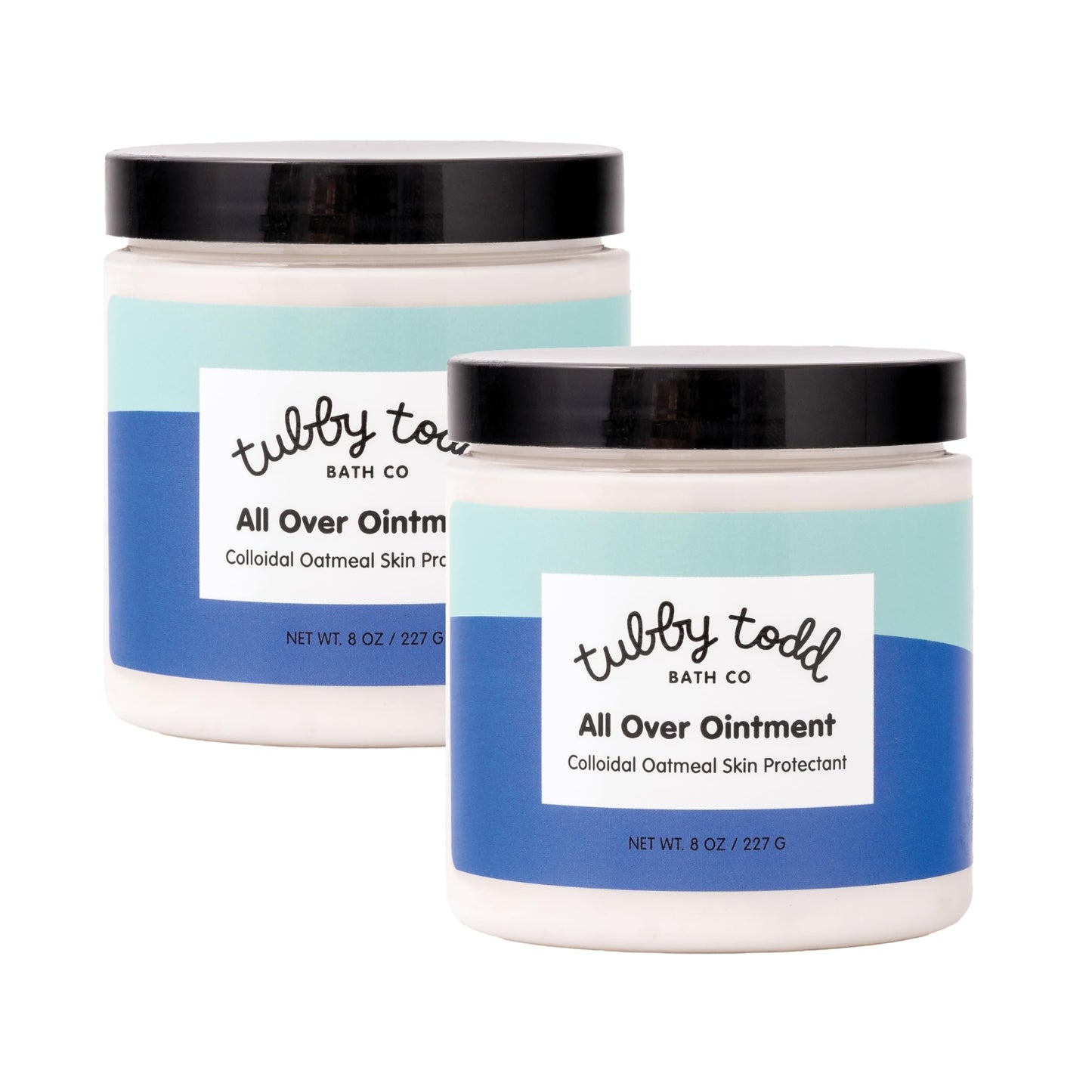 TUBBY TODD All Over Ointment - Baby Eczema Cream - Everyday Multi-Purpose Baby Skin Relief Cream - Sensitive Skin, Dry Skin & Irritation - Steroid & Gluten Free - Lavender Rosemary, 2 Pack 3.5oz & 8oz