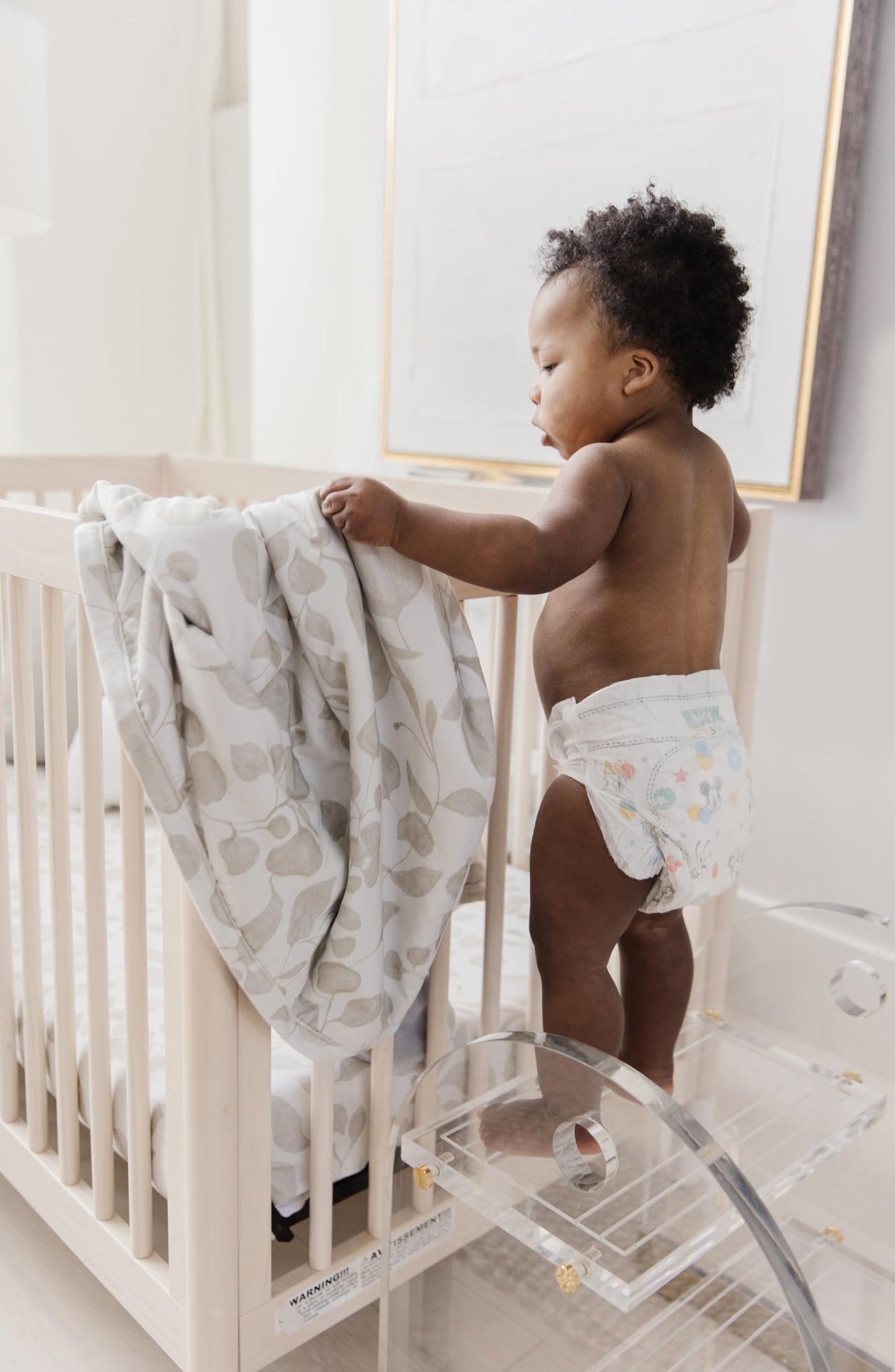 Oilo Baby Blanket, Luxury Soft Plush Backing & 100% Turkish Cotton Jersey Print
