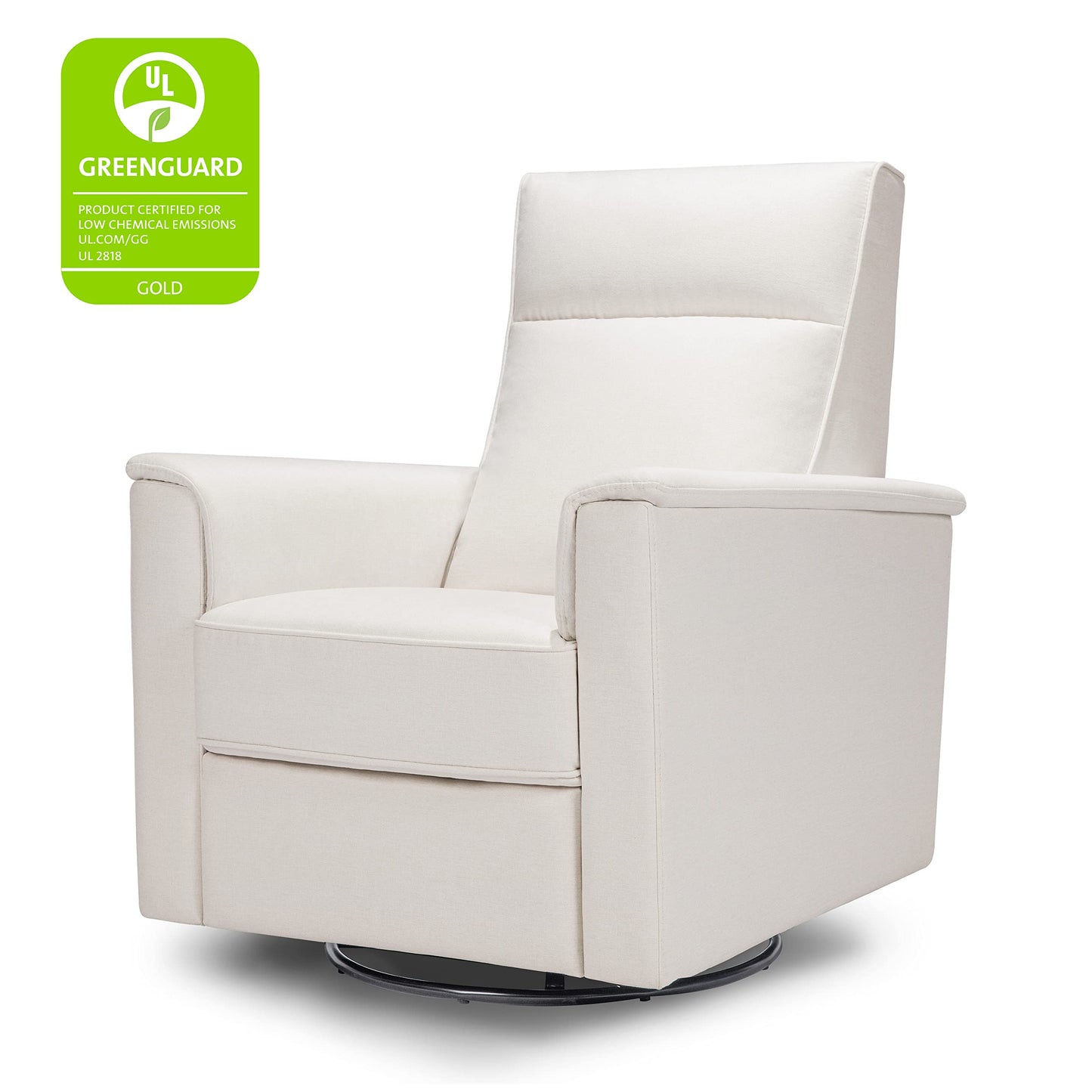 NAMESAKE Willa Plus Electric Power Recliner Chair with Headrest & USB Ports - Water & Stain Resistant Nursery Glider Rocking Chair for Nursing - GREENGUARD Gold Certified 270° Swivel Glider Recliner