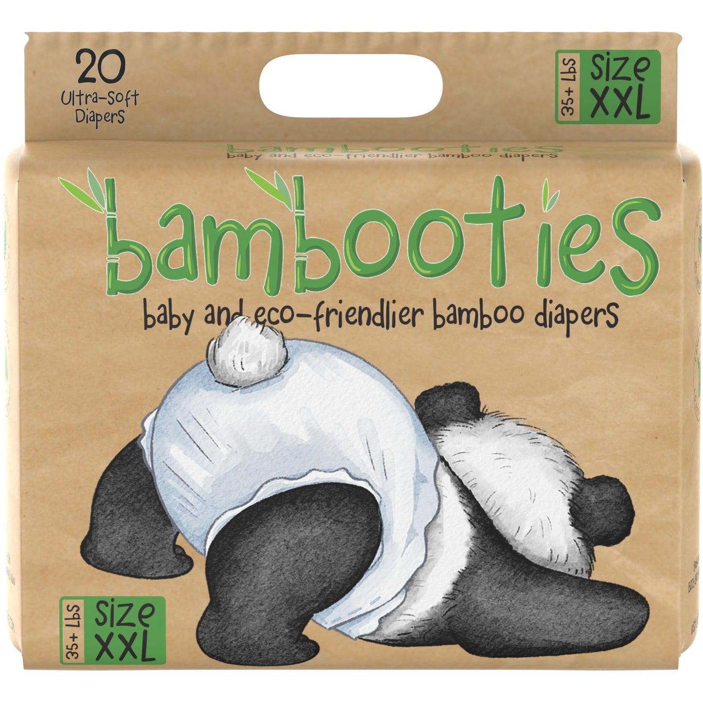Bamboo Baby Diapers, Totally Chlorine Free,Non Toxic Eco Friendlier Plant-Based Materials.