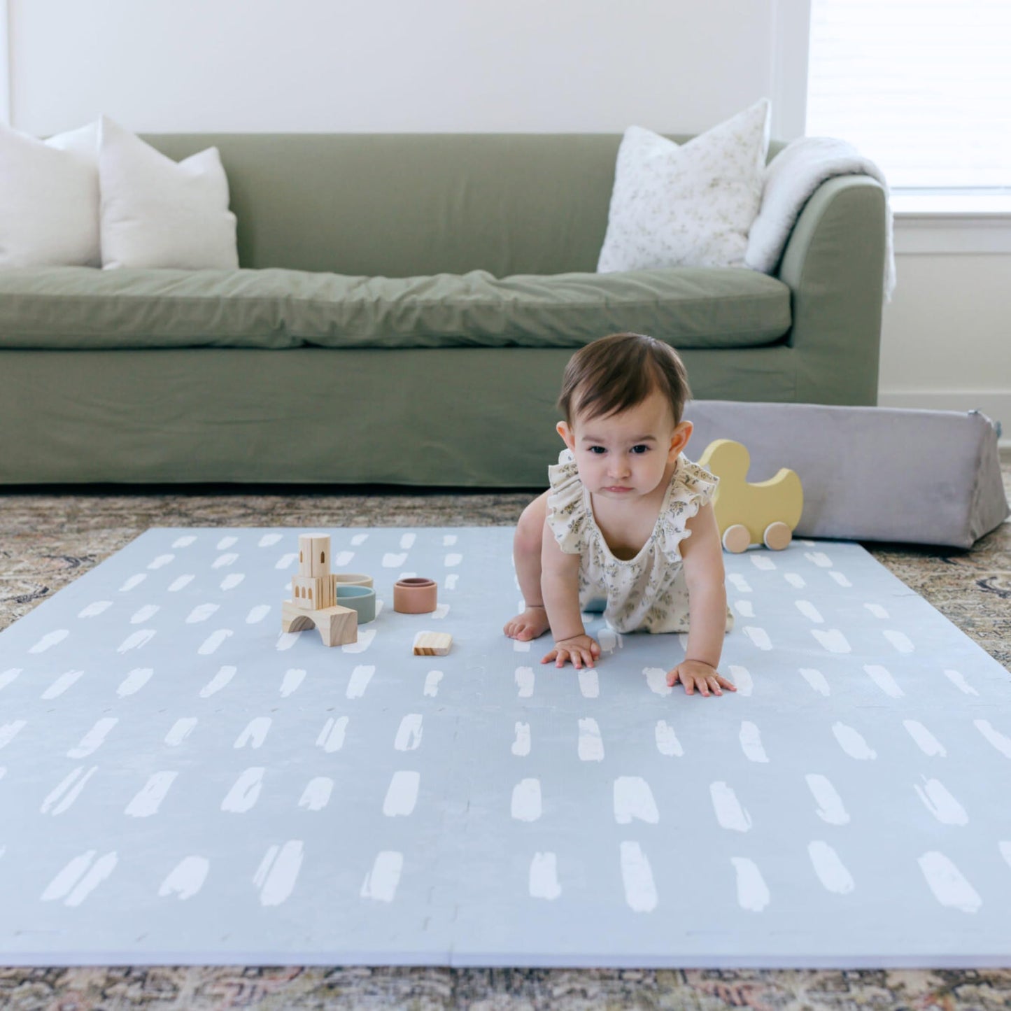Baby Play Mats for Floor - Eden (4x6ft) - Premium EVA Foam Play Mat for Babies & Toddlers