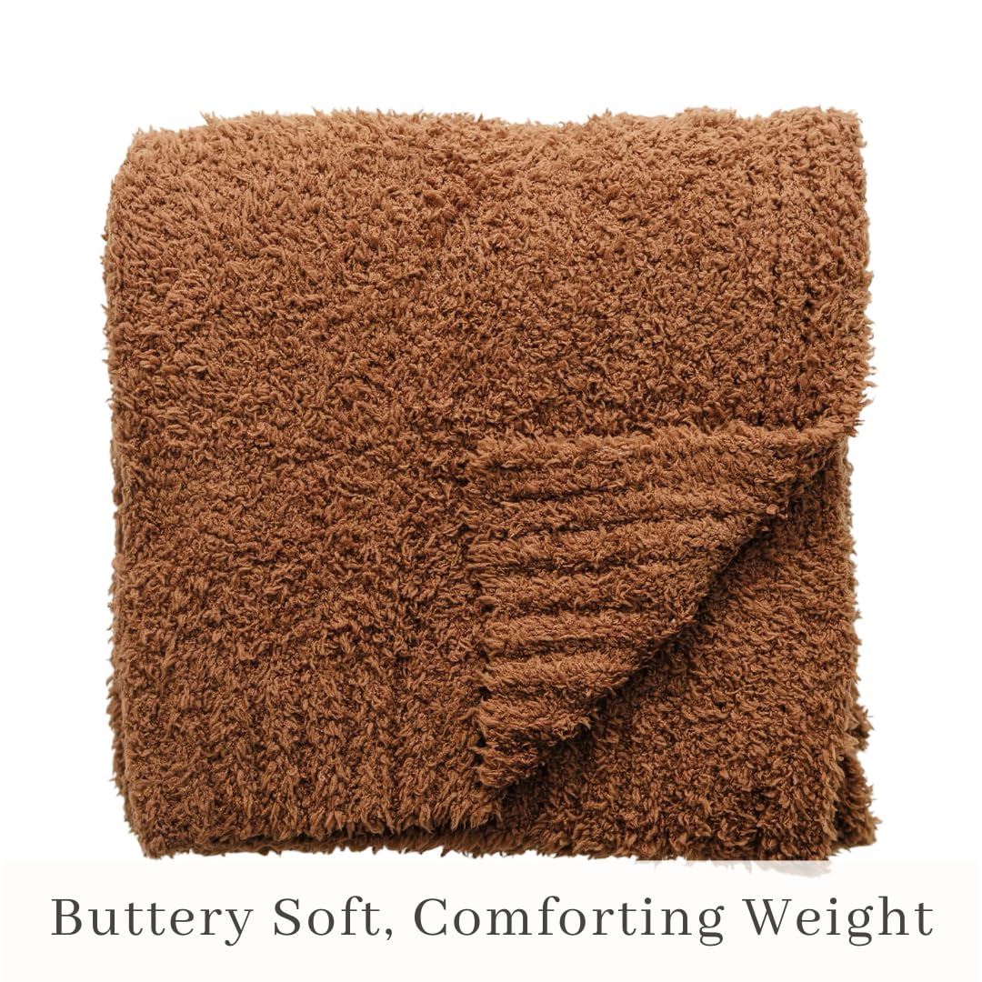 SARANONI Bamboni Luxury Baby Blanket | Plush Blanket for Infant Boys & Girls | Receiving Blanket 30” x 40” | Gray