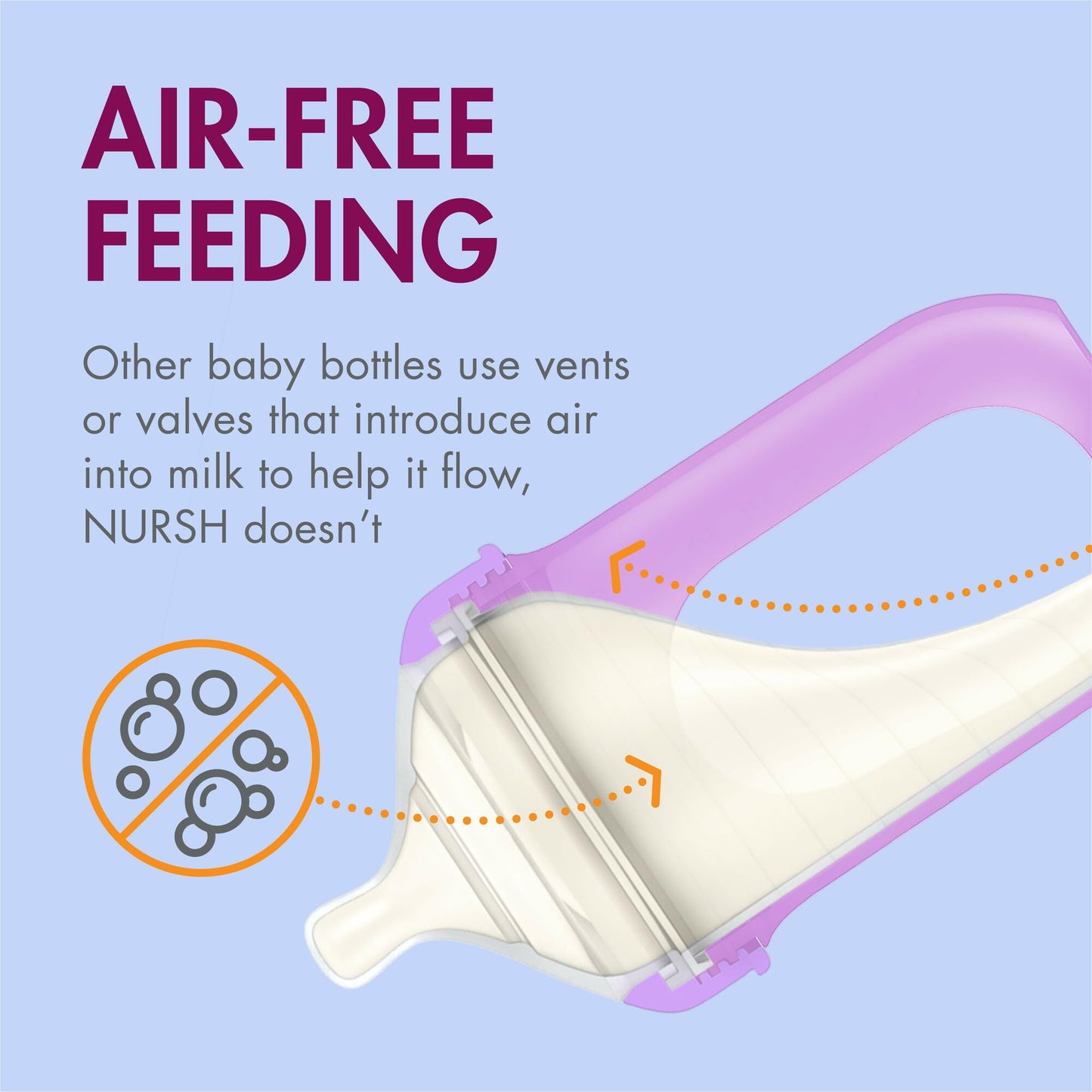Boon Nursh Reusable Silicone Pouch Baby Bottles - Medium Flow Nipple - Silicone Baby Bottle Pouch and Nipple - Baby Feeding Essentials - Pink - 3-6 Months - 3 Count - 8 Ounce