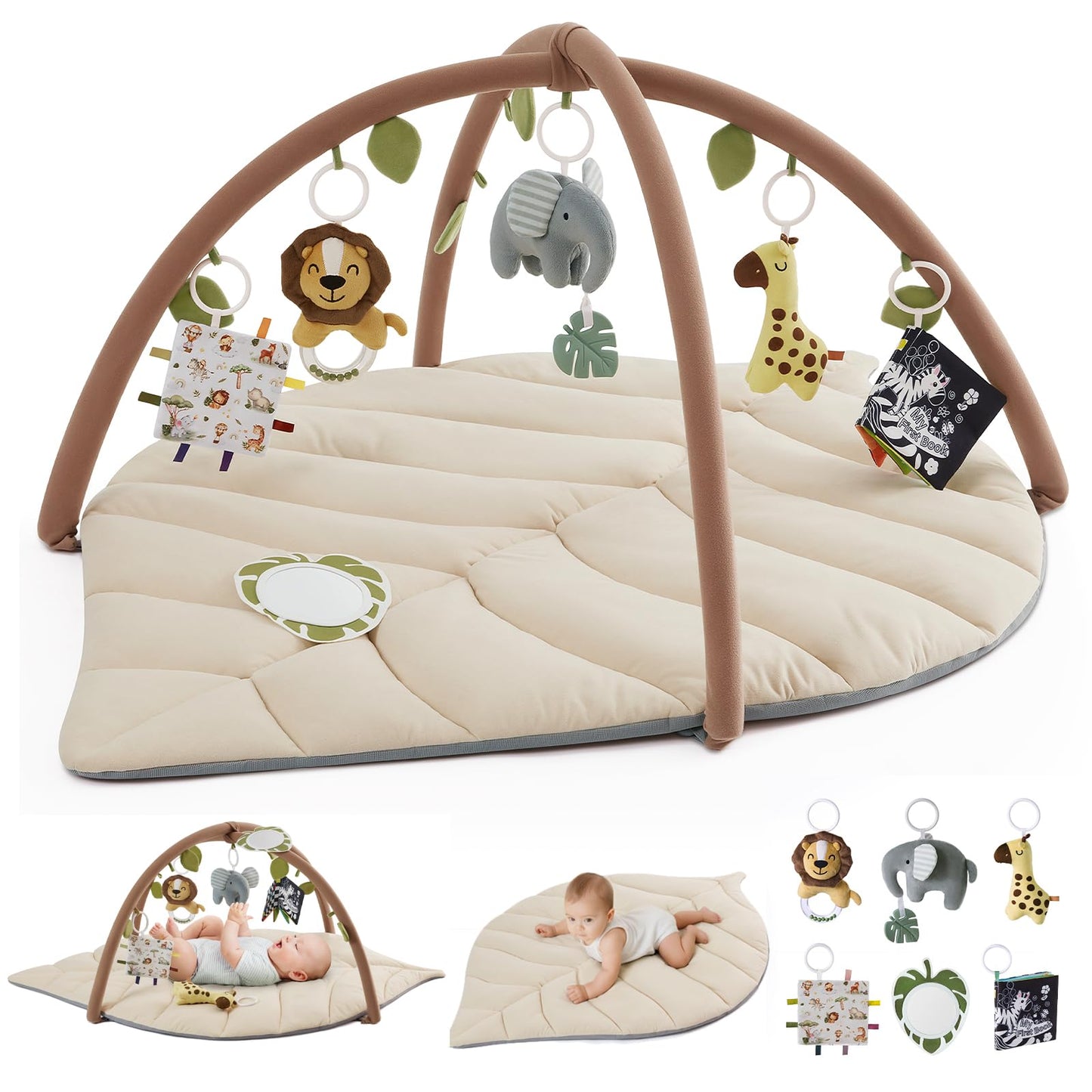 Blissful Diary Shell Baby Play Gym Mat
