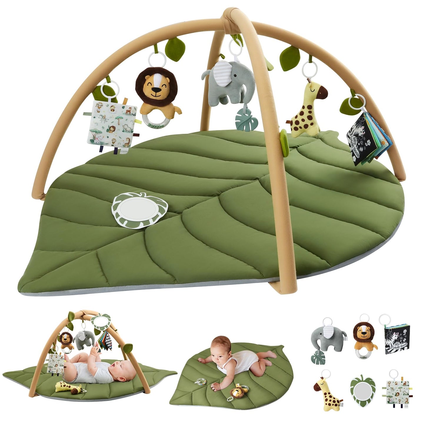 Blissful Diary Shell Baby Play Gym Mat