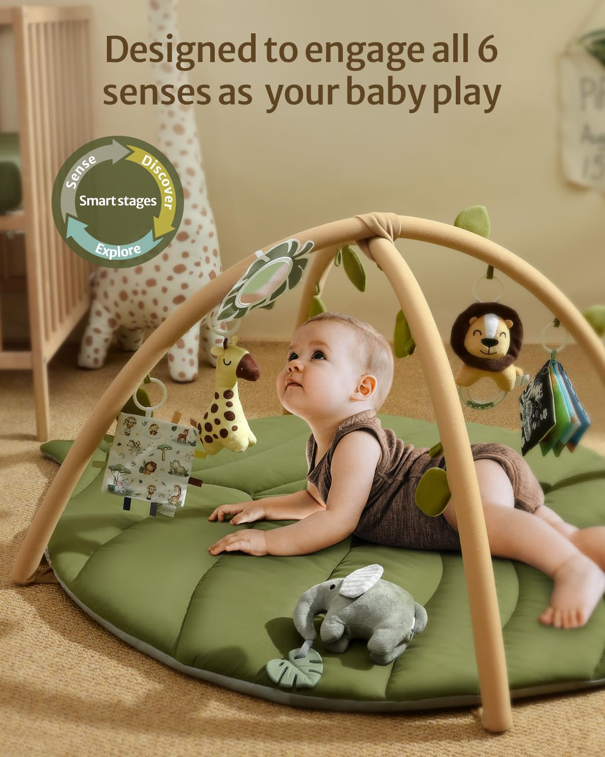 Blissful Diary Shell Baby Play Gym Mat