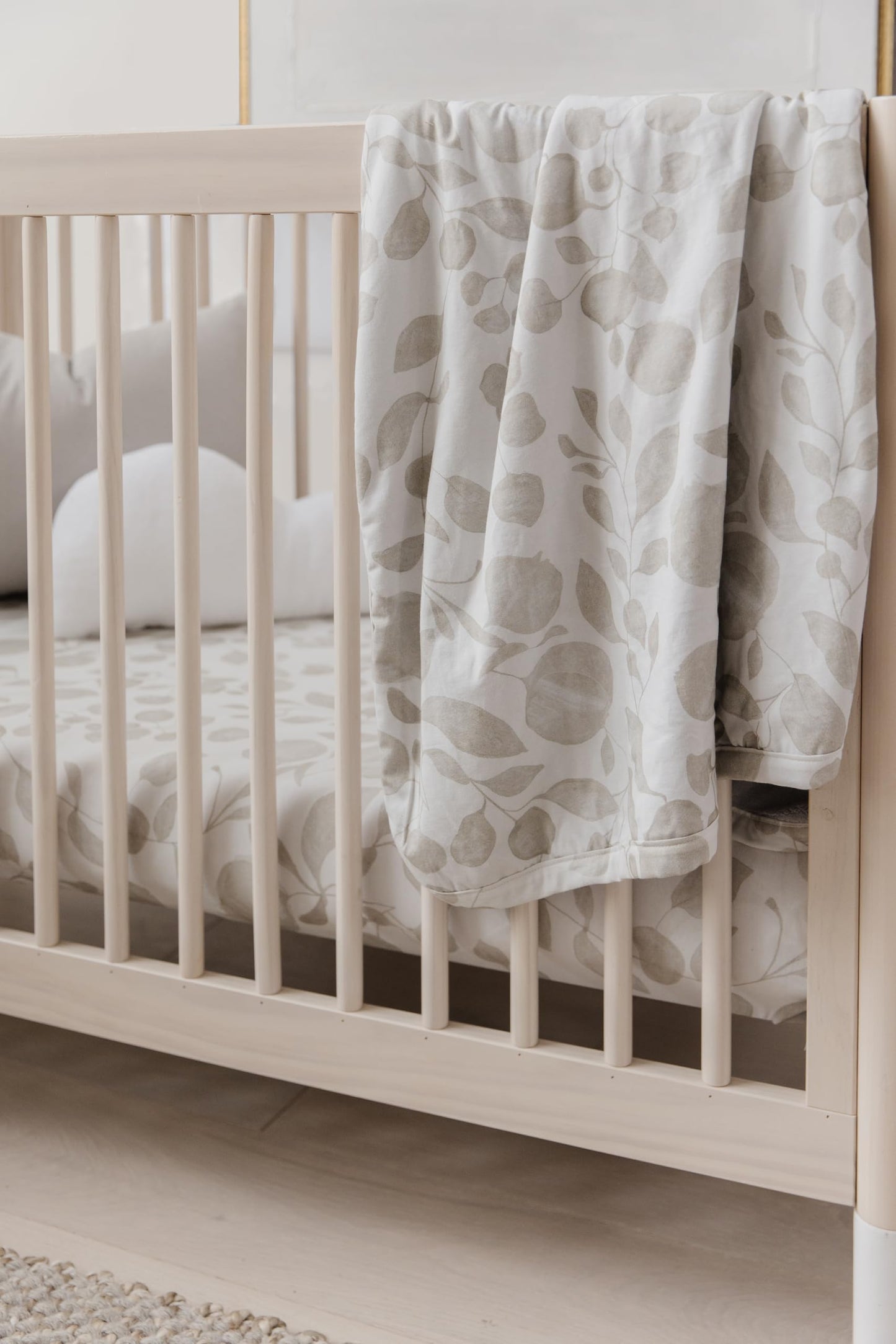 Oilo Baby Blanket, Luxury Soft Plush Backing & 100% Turkish Cotton Jersey Print