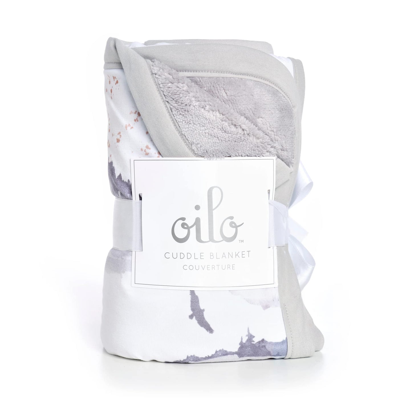 Oilo Baby Blanket, Luxury Soft Plush Backing & 100% Turkish Cotton Jersey Print