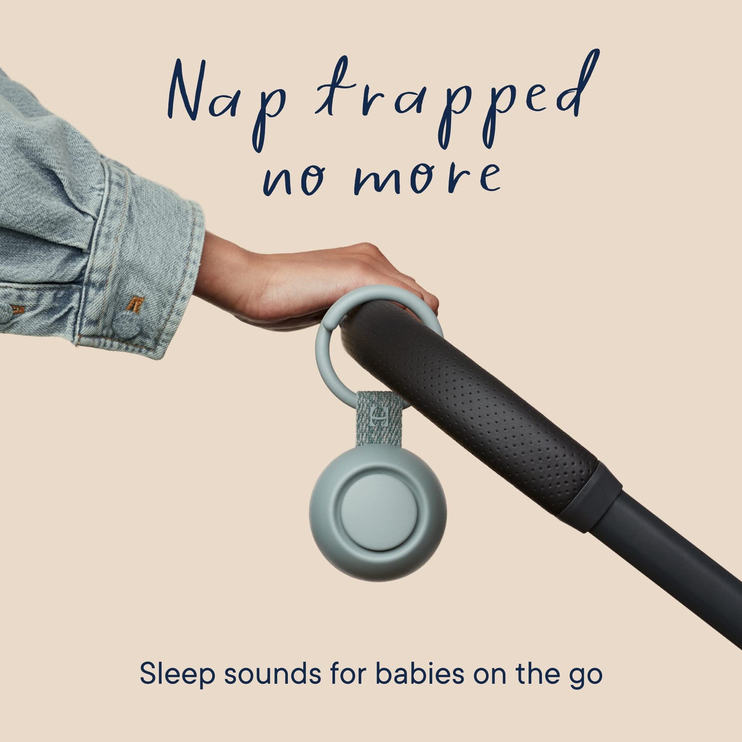 Hatch Rest Go | Portable Sound Machine for Babies and Kids | Sleep Soother | 10 Soothing Sounds | White Noise | Shush | Travel | Registry Gift | Baby Shower | Clips on Stroller | Putty