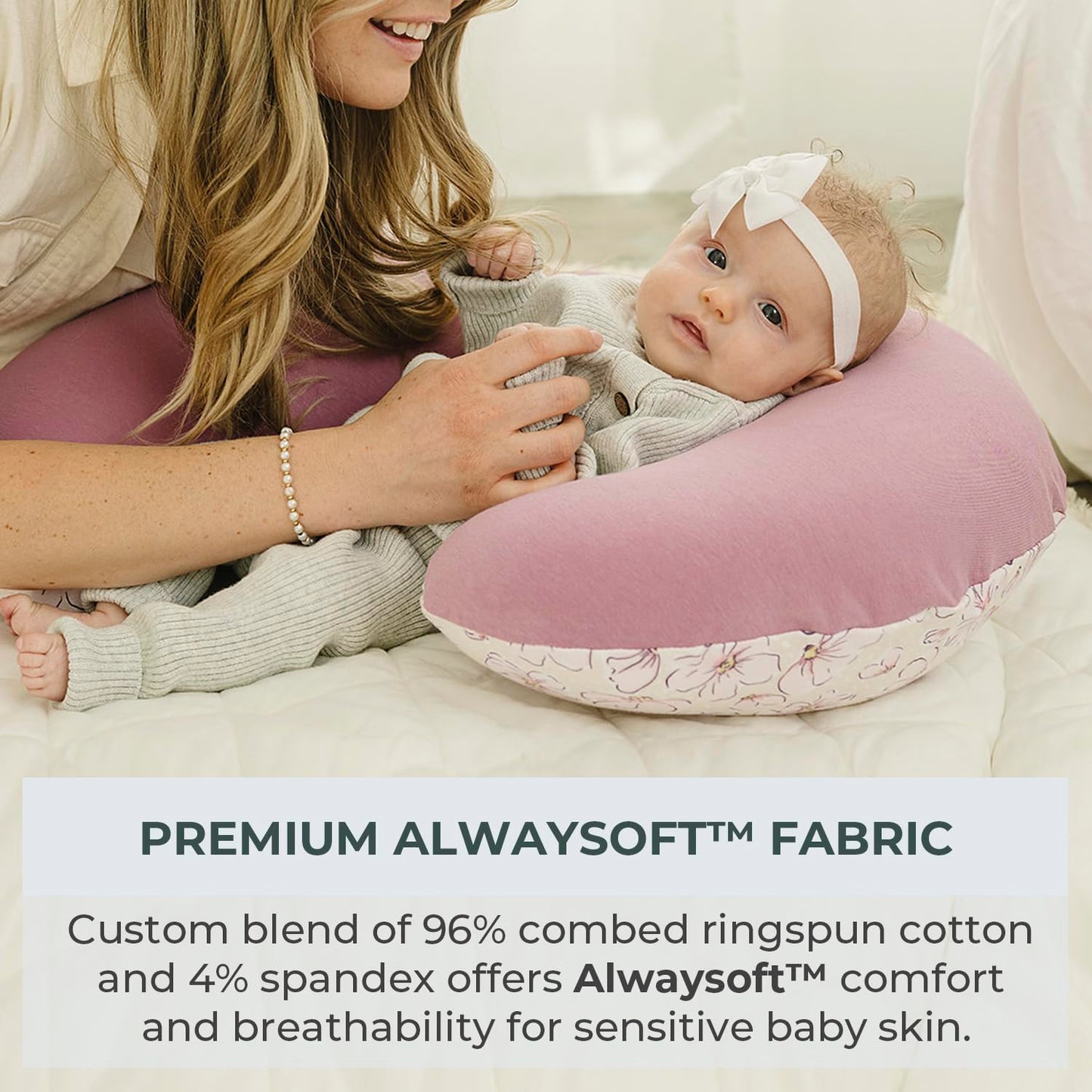 Pobibaby 1-Pack Premium Nursing Pillow Cover