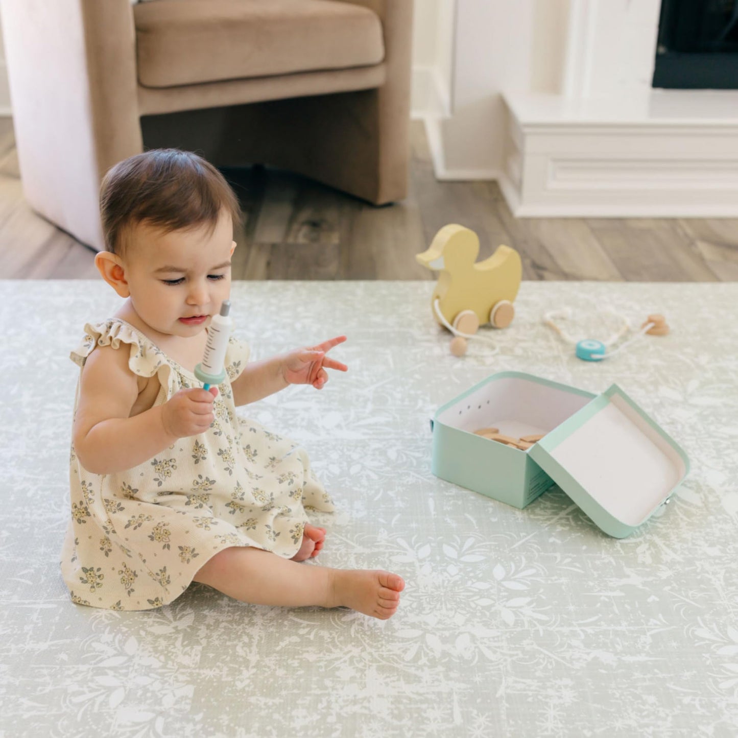 Baby Play Mats for Floor - Eden (4x6ft) - Premium EVA Foam Play Mat for Babies & Toddlers