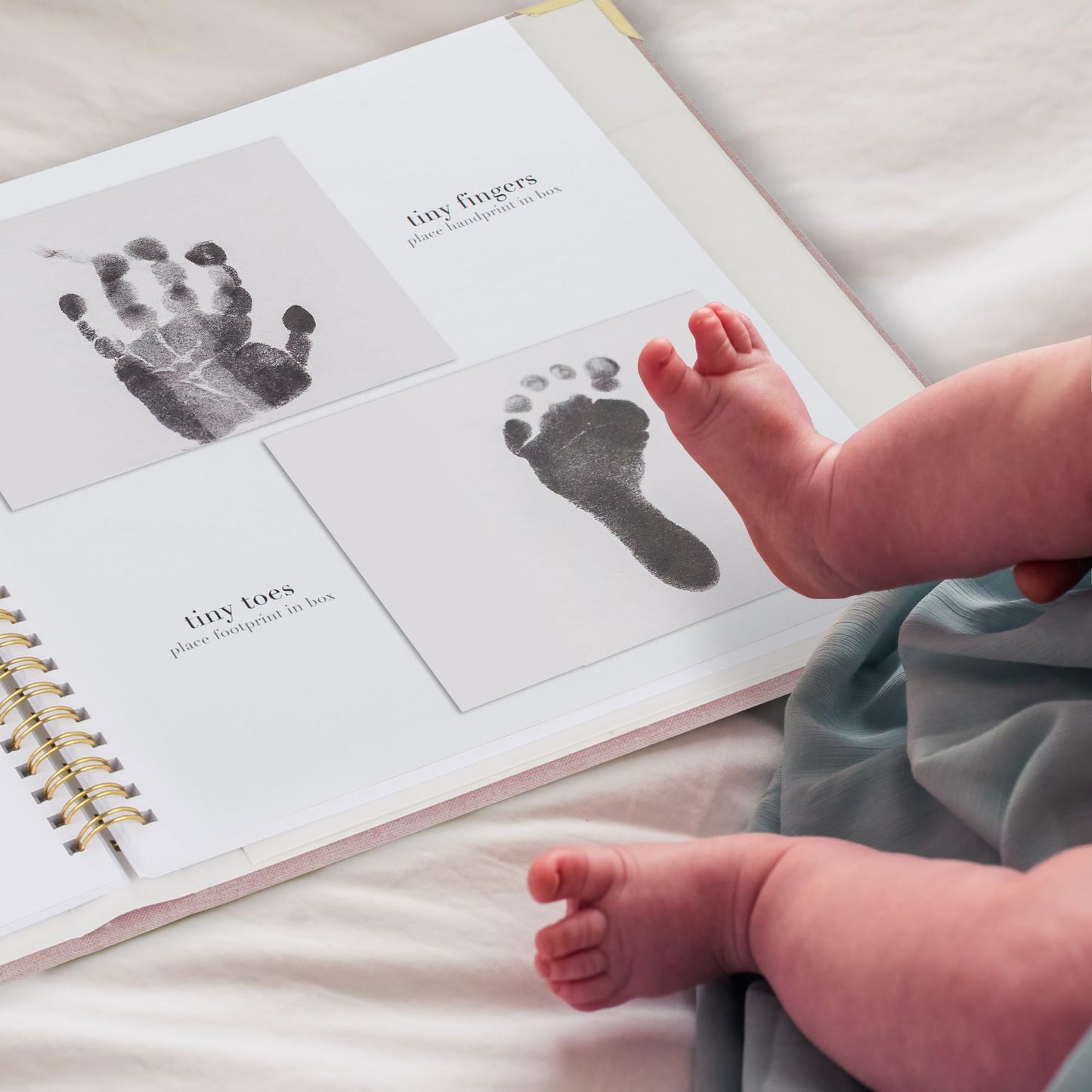 Keepsake Baby Memory Book for Boys and Girls – Timeless First 5 Year Baby Book