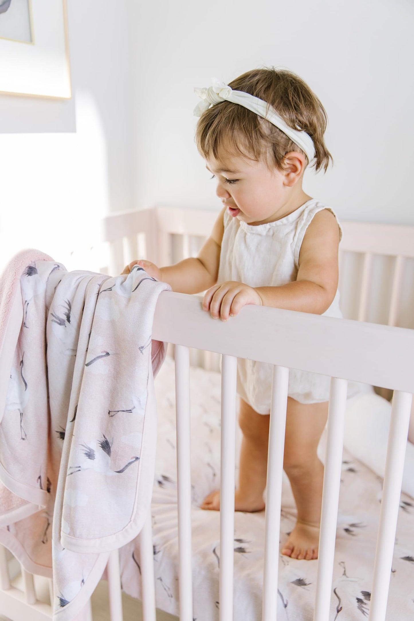 Oilo Baby Blanket, Luxury Soft Plush Backing & 100% Turkish Cotton Jersey Print