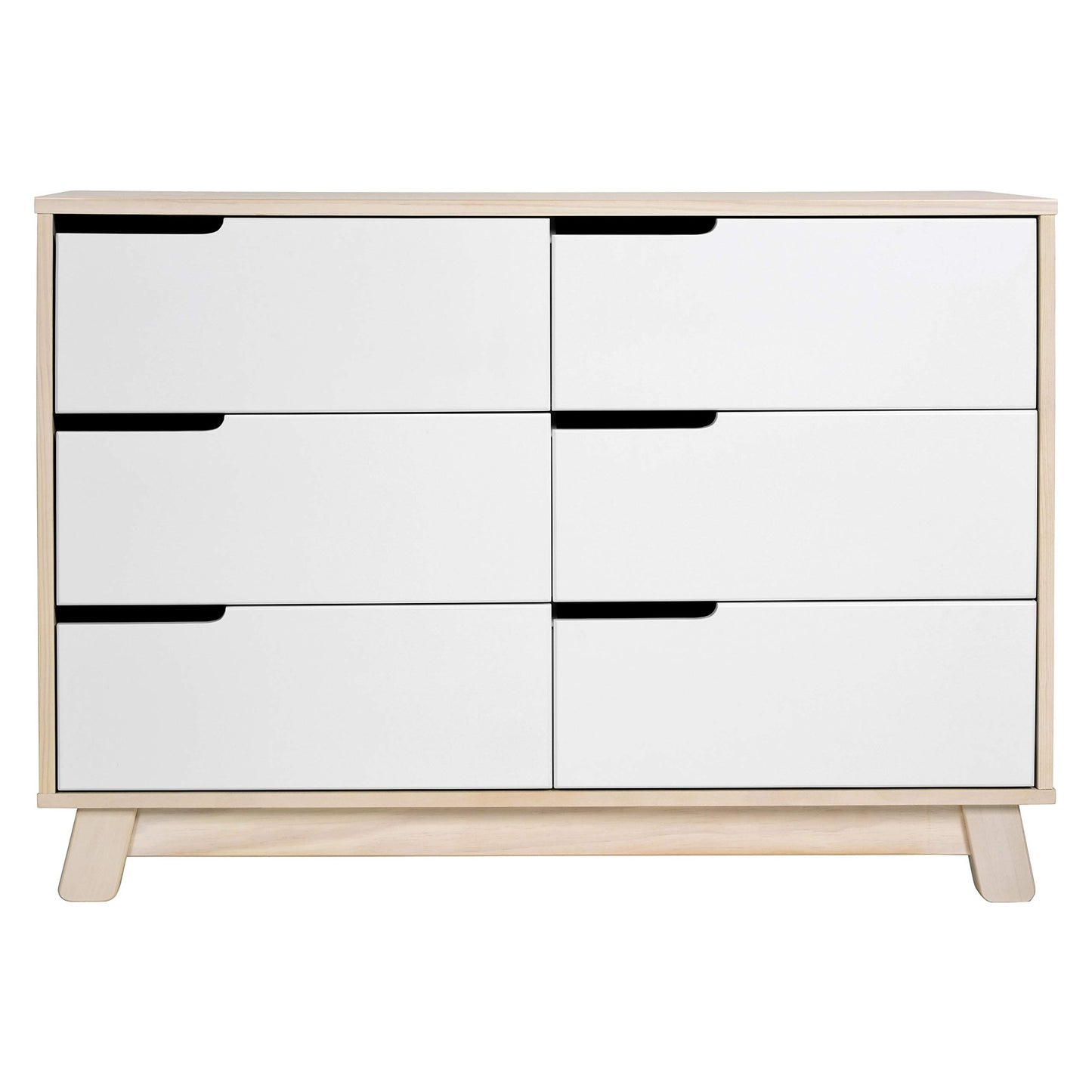 Babyletto Hudson 6-Drawer Assembled Double Dresser in White, Greenguard Gold Certified