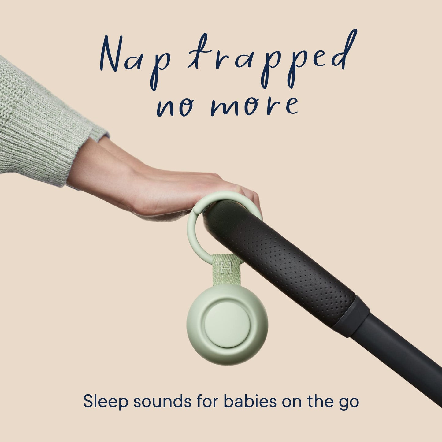 Hatch Rest Go | Portable Sound Machine for Babies and Kids | Sleep Soother | 10 Soothing Sounds | White Noise | Shush | Travel | Registry Gift | Baby Shower | Clips on Stroller | Putty