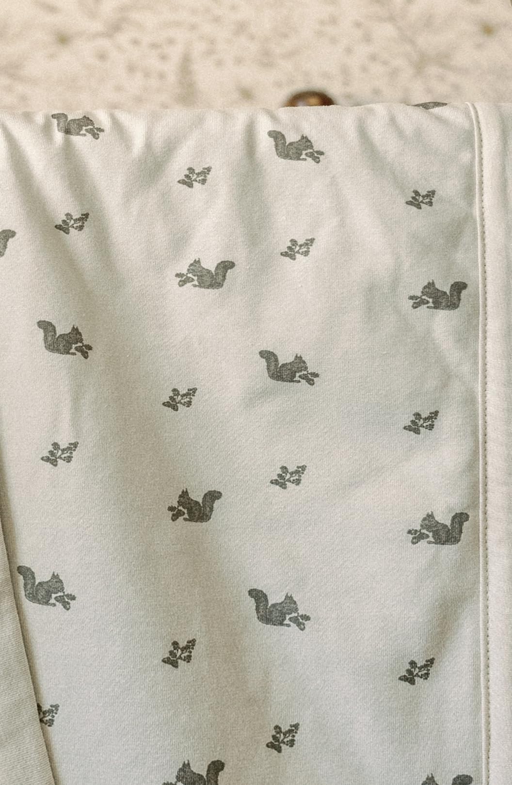 Oilo Baby Blanket, Luxury Soft Plush Backing & 100% Turkish Cotton Jersey Print