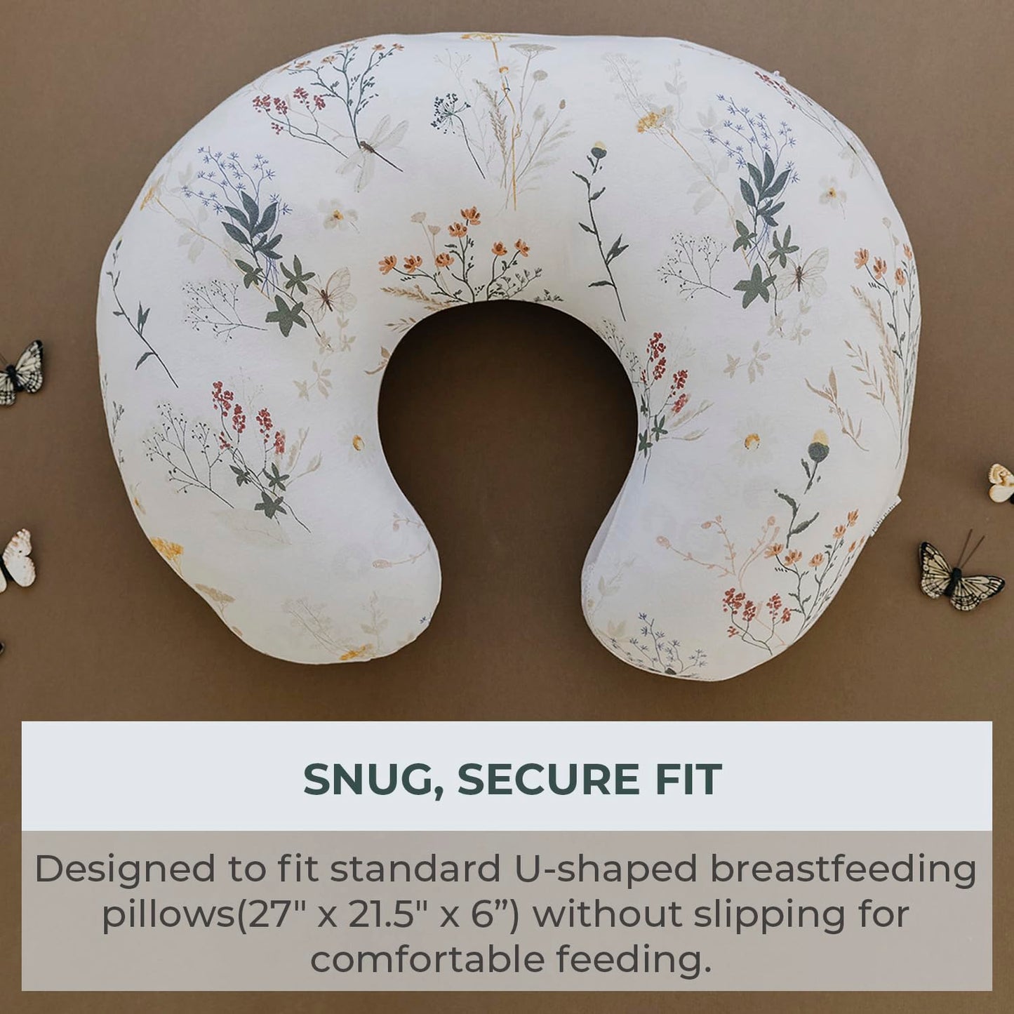 Pobibaby 1-Pack Premium Nursing Pillow Cover