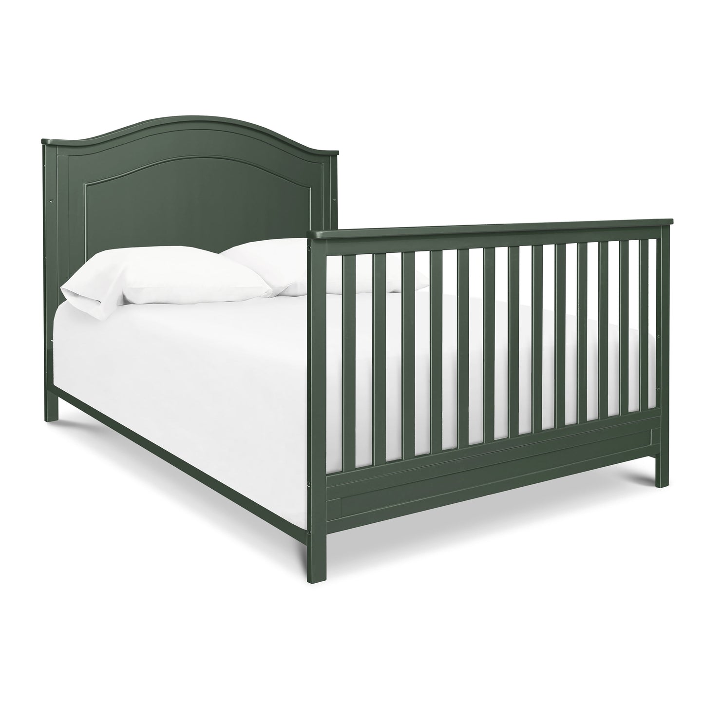 Charlie 4-In-1 Convertible Crib, Greenguard Gold Certified, Forest Green