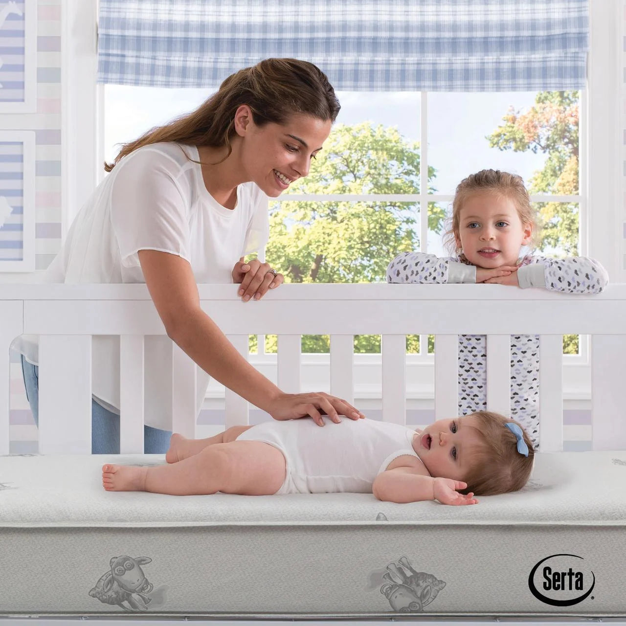 Perfect Sleeper Cheery Days Crib and Toddler Mattress