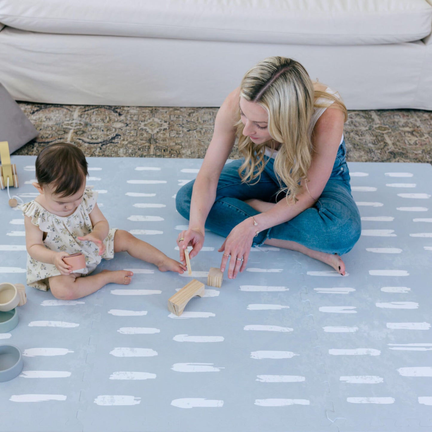 Baby Play Mats for Floor - Eden (4x6ft) - Premium EVA Foam Play Mat for Babies & Toddlers