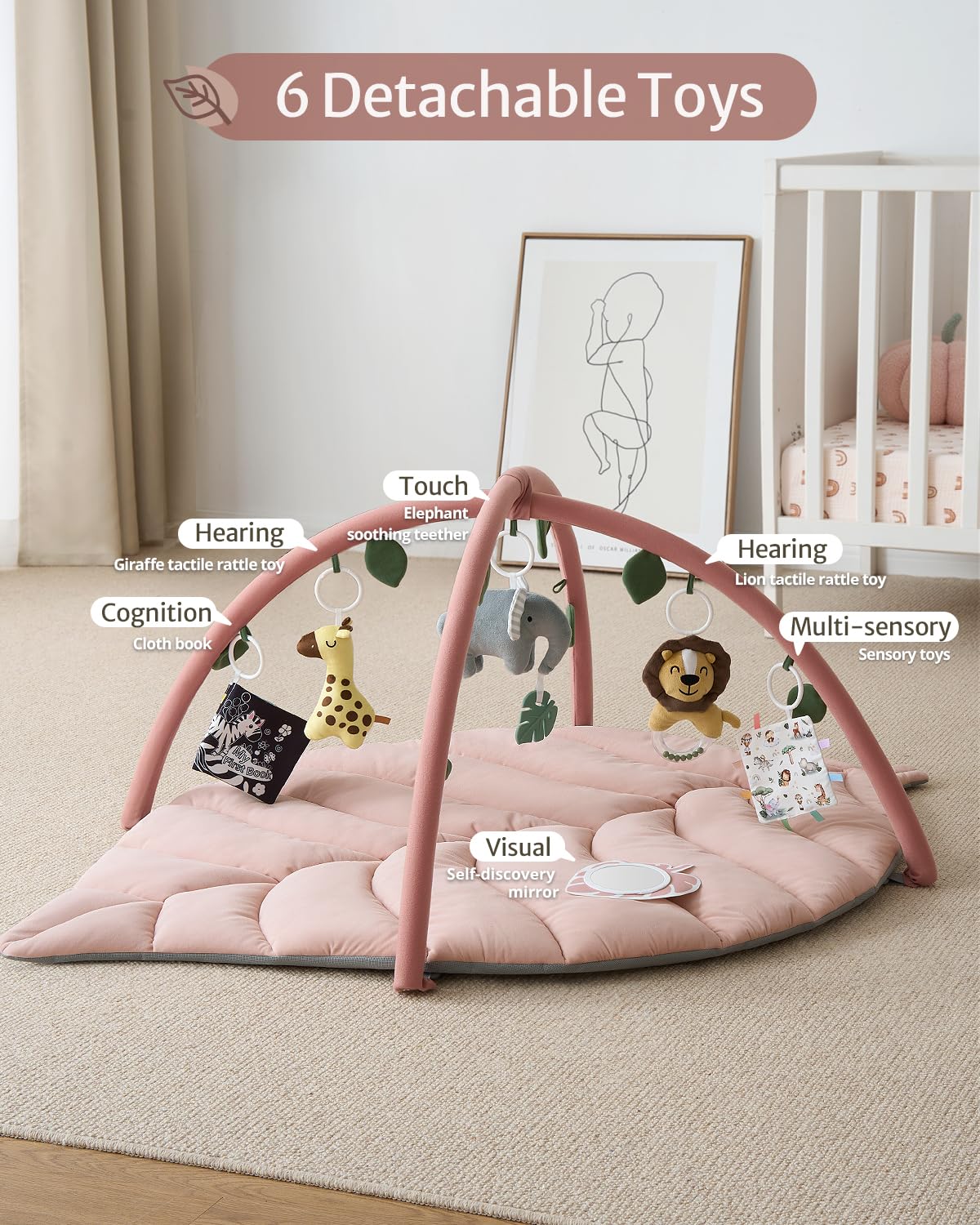 Blissful Diary Shell Baby Play Gym Mat