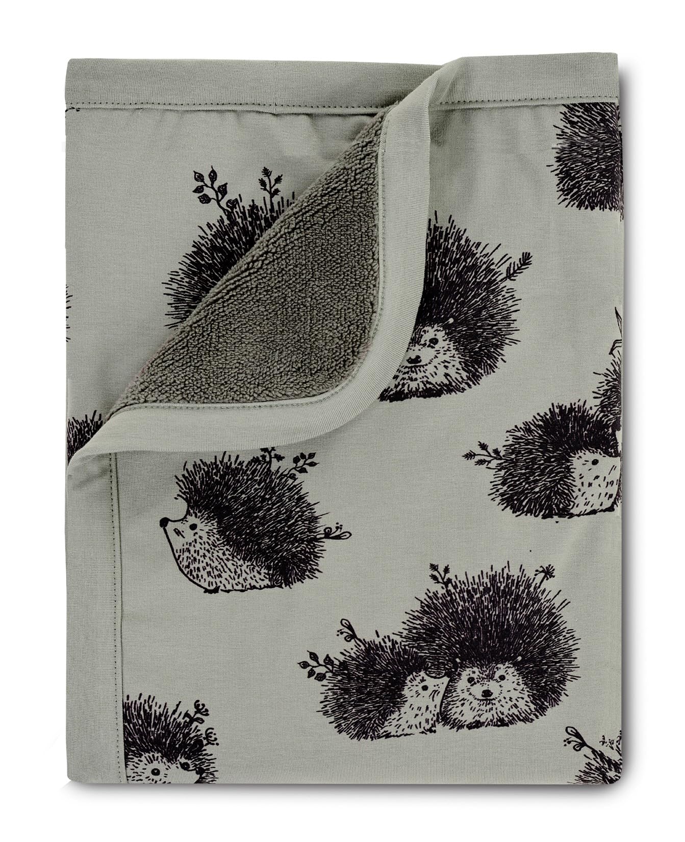 Oilo Baby Blanket, Luxury Soft Plush Backing & 100% Turkish Cotton Jersey Print