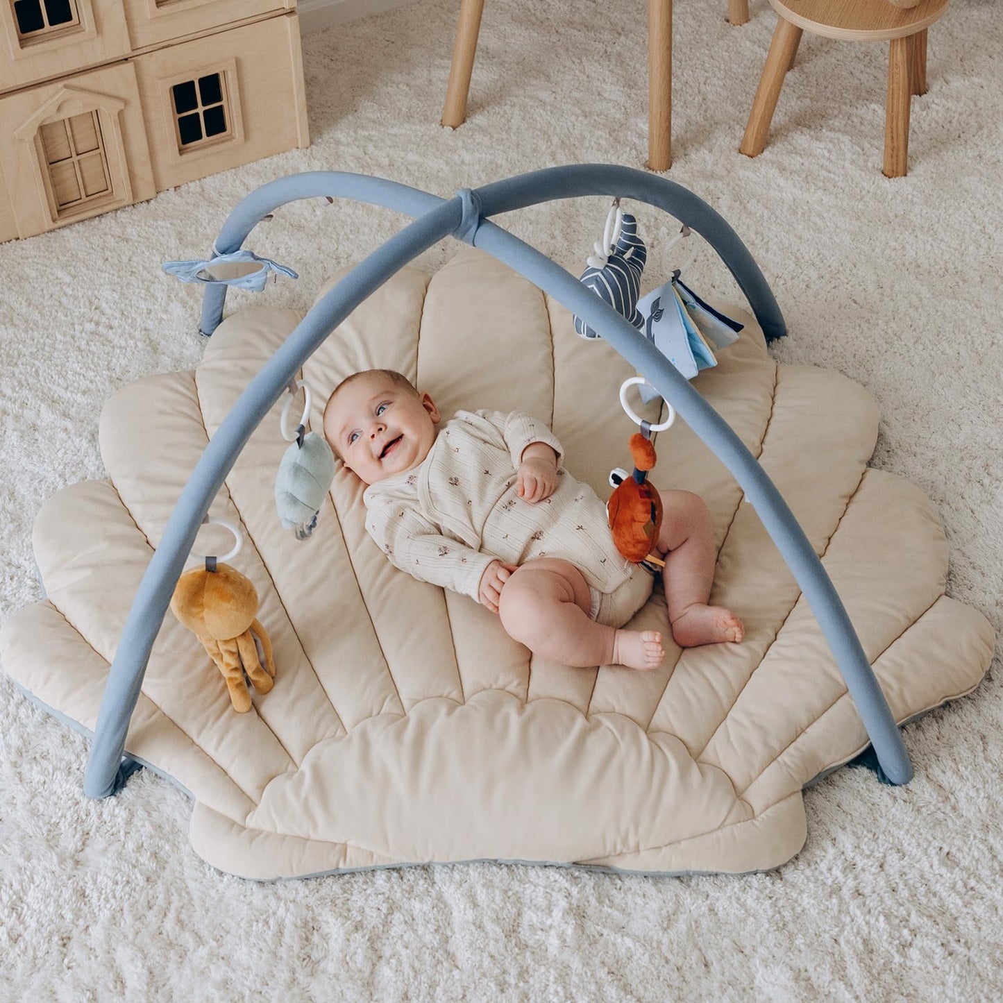 Blissful Diary Shell Baby Play Gym Mat