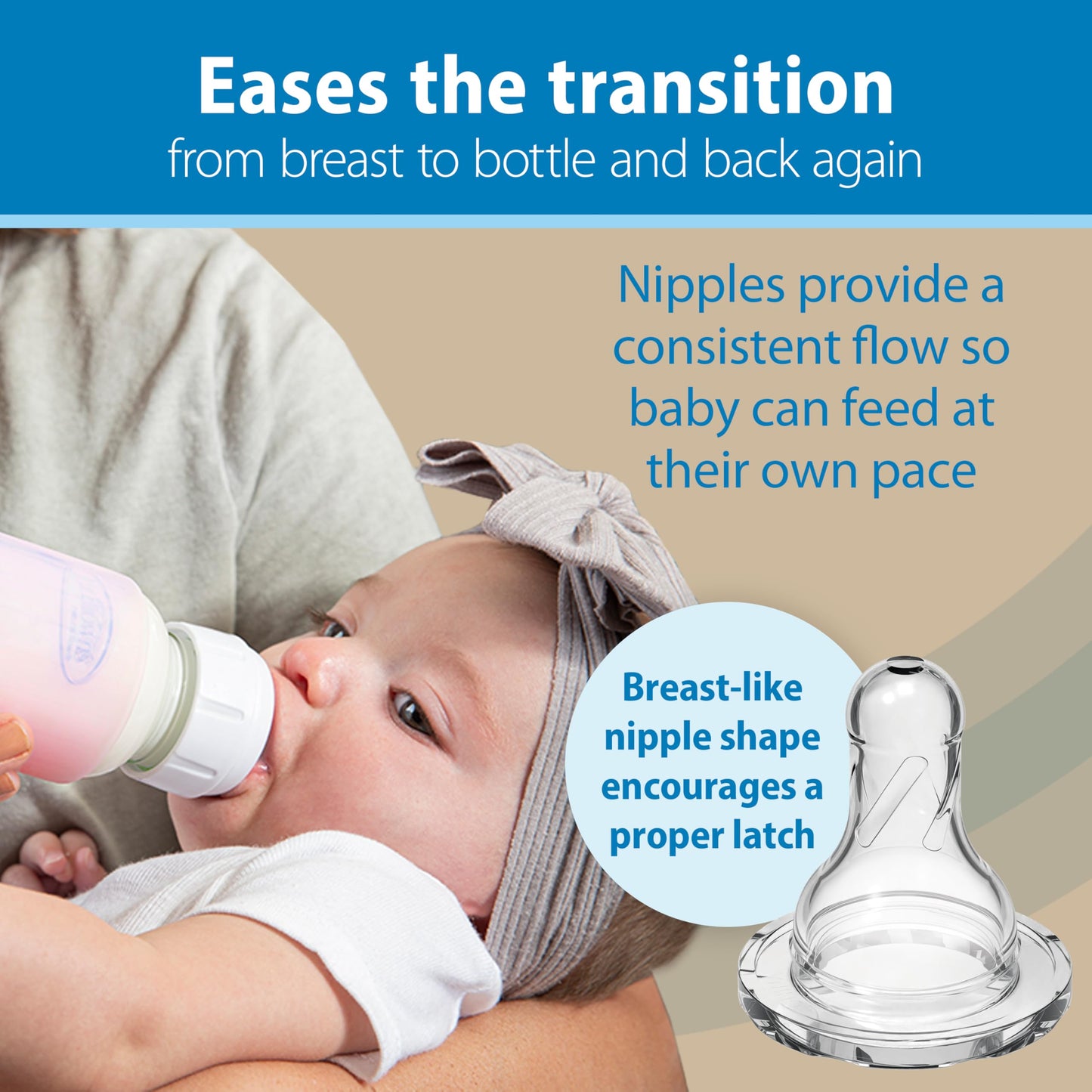 Dr. Brown's Natural Flow Anti-Colic Options+ Narrow Glass Baby Bottle Starter Set with Silicone Bottle Sleeves, Brush & Soft 100% Silicone HappyPaci Pacifier for Newborns, 0m+