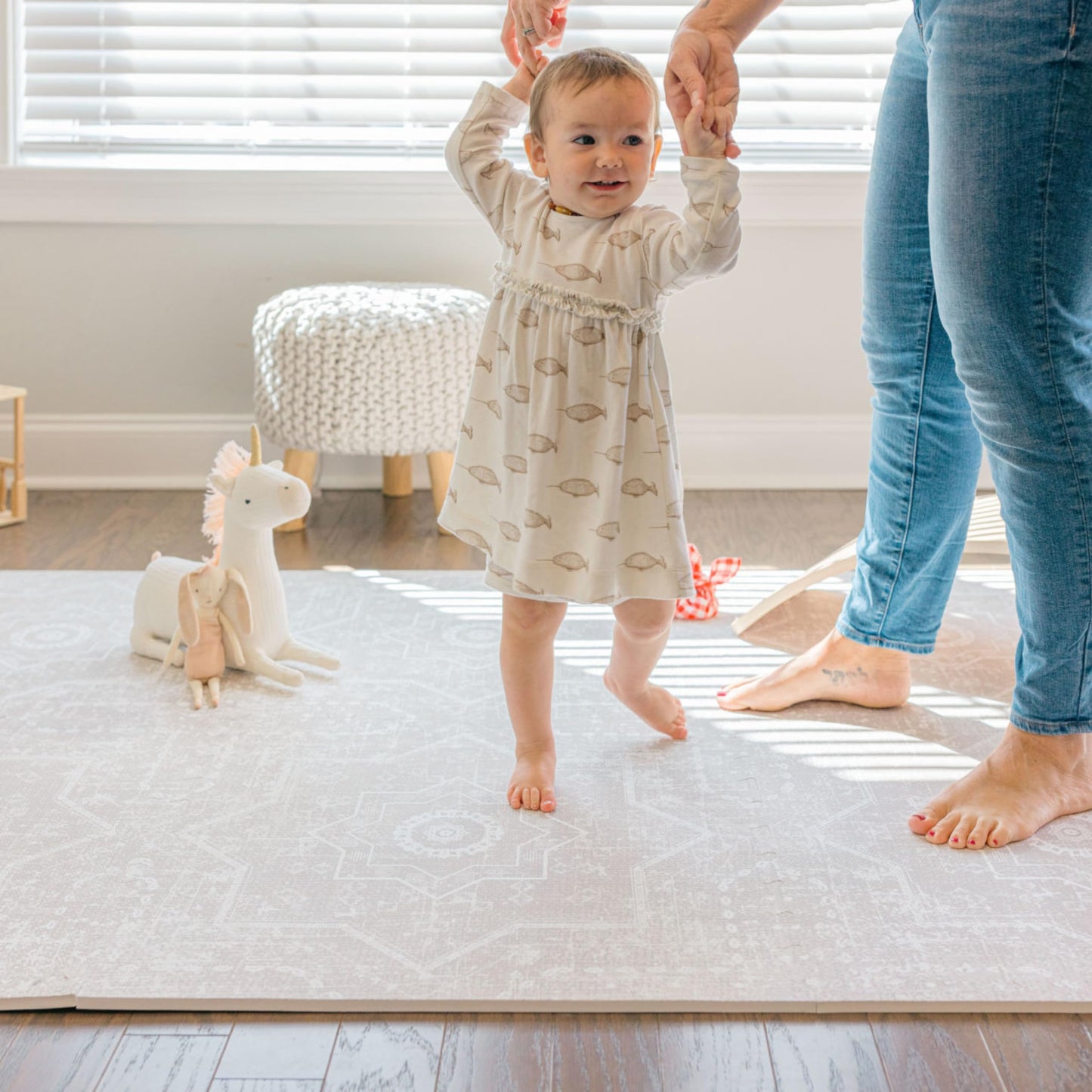 Baby Play Mats for Floor - Eden (4x6ft) - Premium EVA Foam Play Mat for Babies & Toddlers