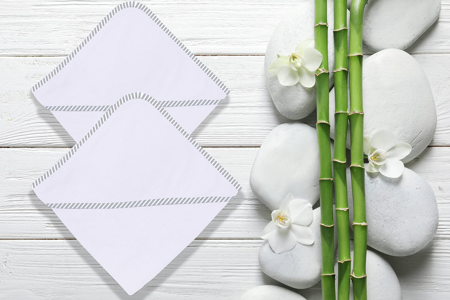 2 Pack Baby Bath Towel - Rayon Made from Bamboo