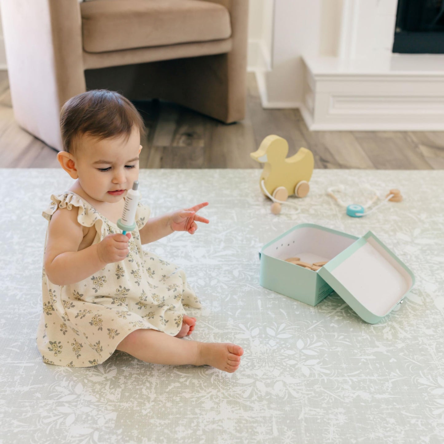 Baby Play Mats for Floor - Eden (4x6ft) - Premium EVA Foam Play Mat for Babies & Toddlers