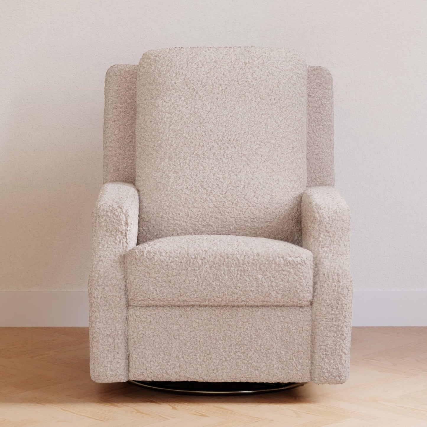 Namesake Crewe Glider Recliner Nursery Chair - GREENGUARD Gold & Certi-PUR US Certified, Ultra Cozy 360° Swivel Rocker Recliner