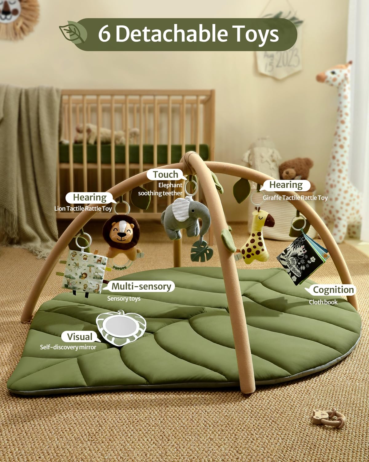 Blissful Diary Shell Baby Play Gym Mat