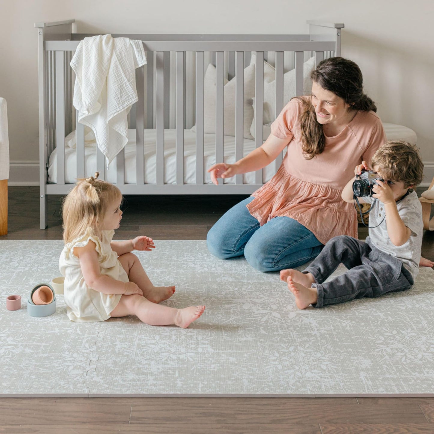 Baby Play Mats for Floor - Eden (4x6ft) - Premium EVA Foam Play Mat for Babies & Toddlers