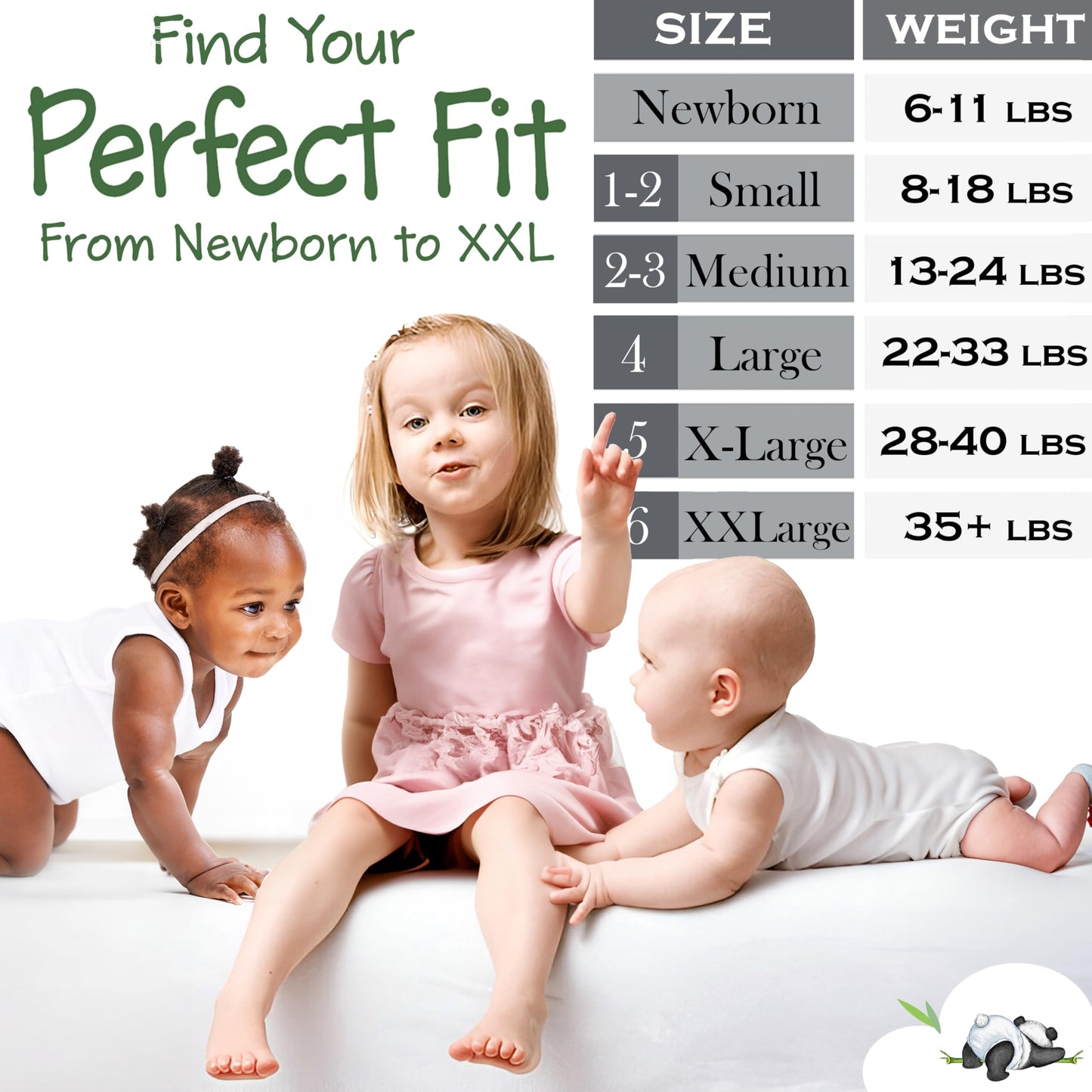 Bamboo Baby Diapers, Totally Chlorine Free,Non Toxic Eco Friendlier Plant-Based Materials.
