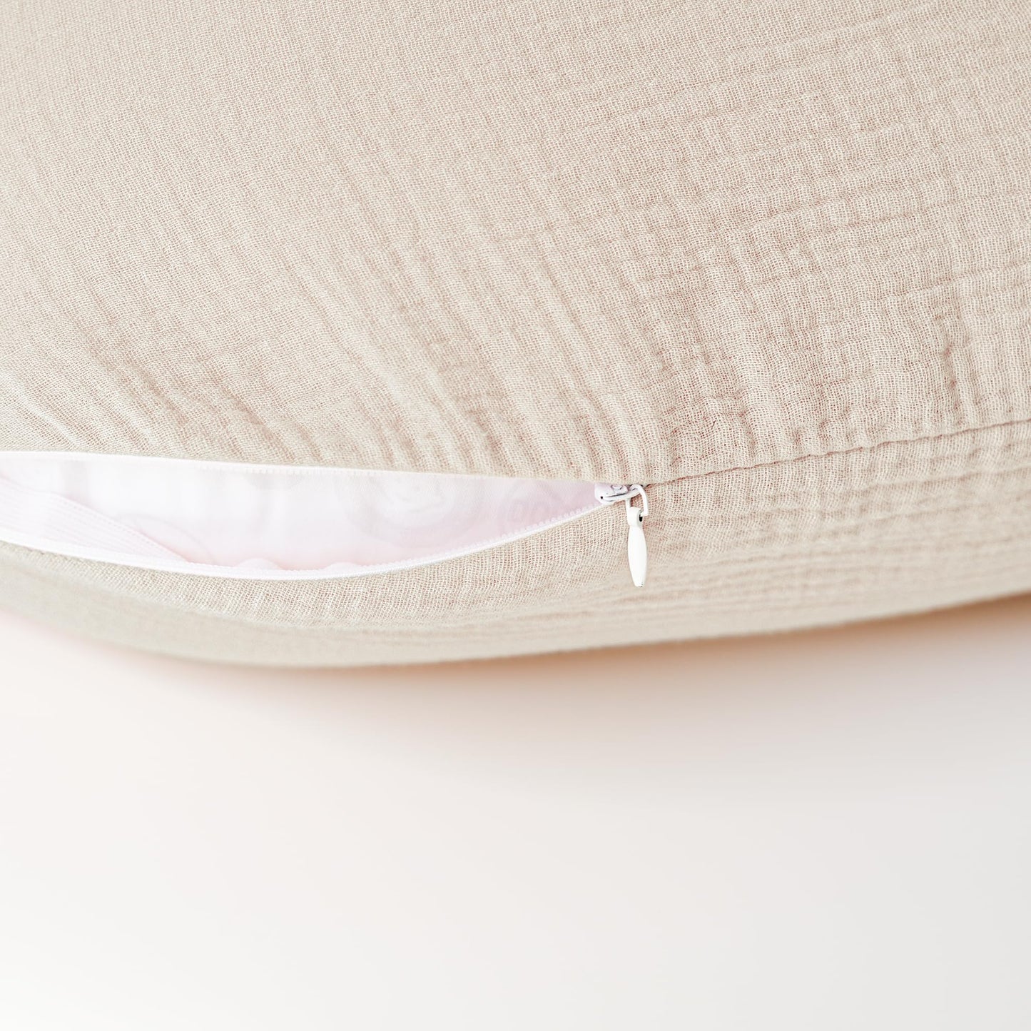 Konssy Muslin Nursing Pillow Covers, 100% Cotton Soft & Adorable Covers for Breastfeeding Pillows, Slipcovers for Newborn Baby Boys & Girls