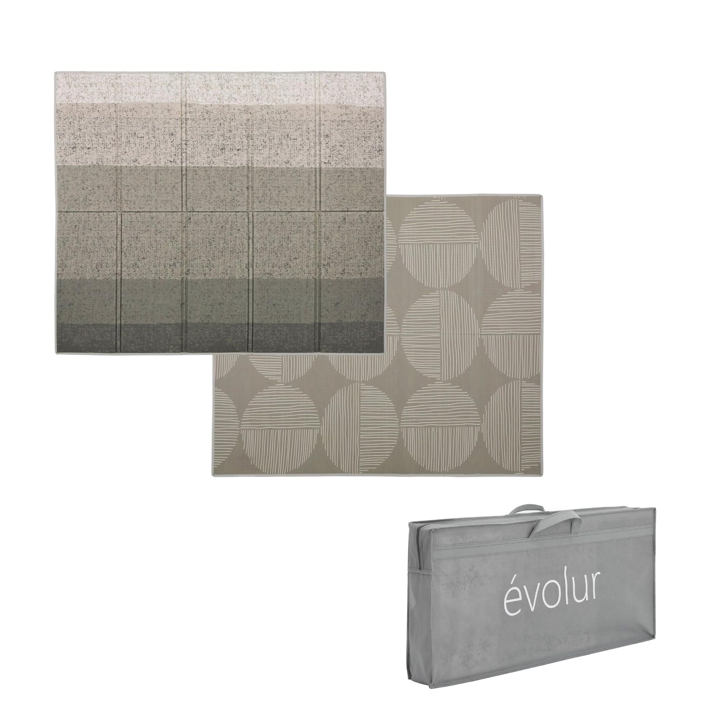 Evolur CozyCush Reversible Non-Toxic Baby Kids Playmat