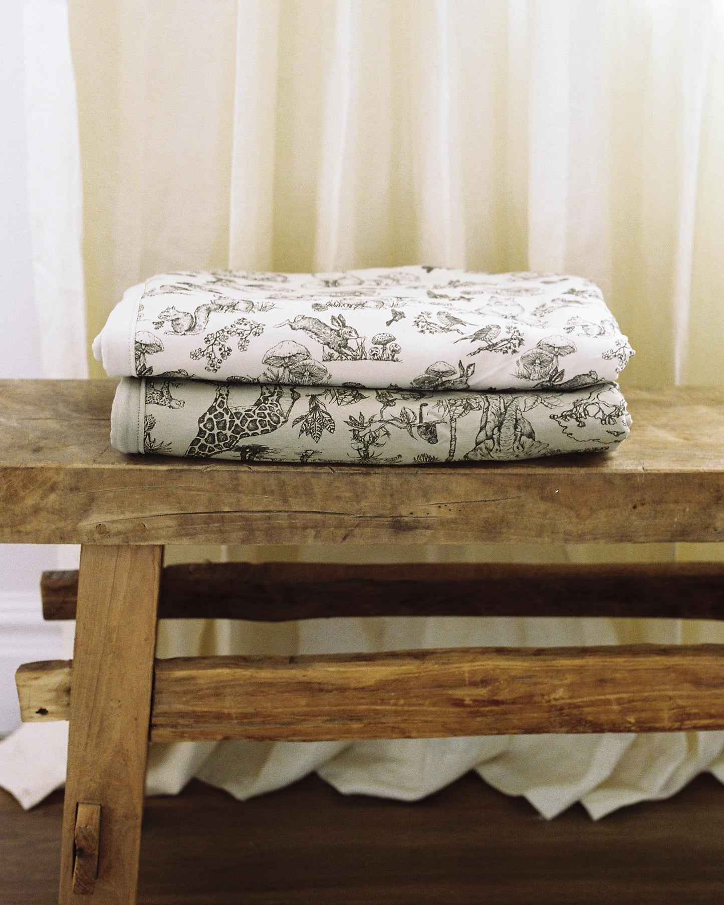 Oilo Baby Blanket, Luxury Soft Plush Backing & 100% Turkish Cotton Jersey Print