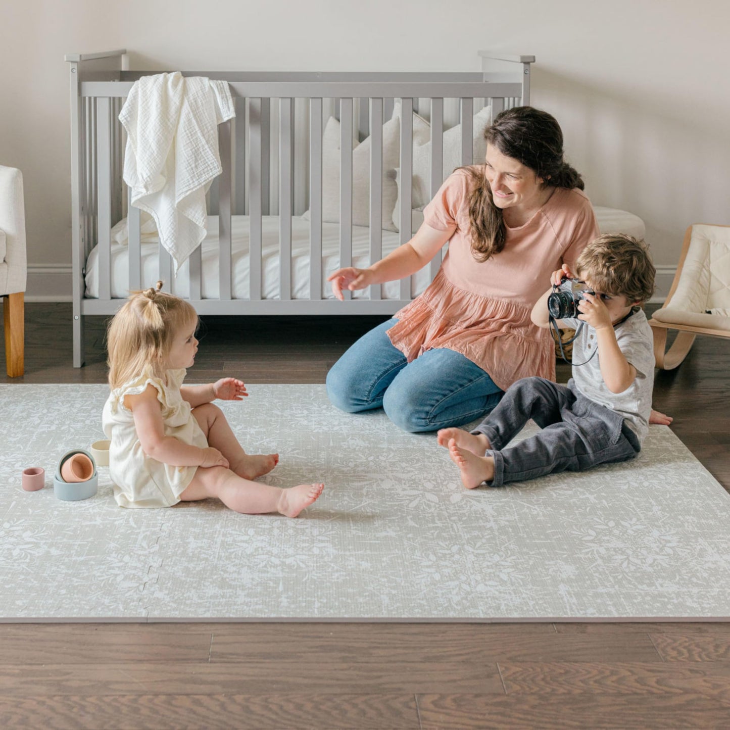 Baby Play Mats for Floor - Eden (4x6ft) - Premium EVA Foam Play Mat for Babies & Toddlers