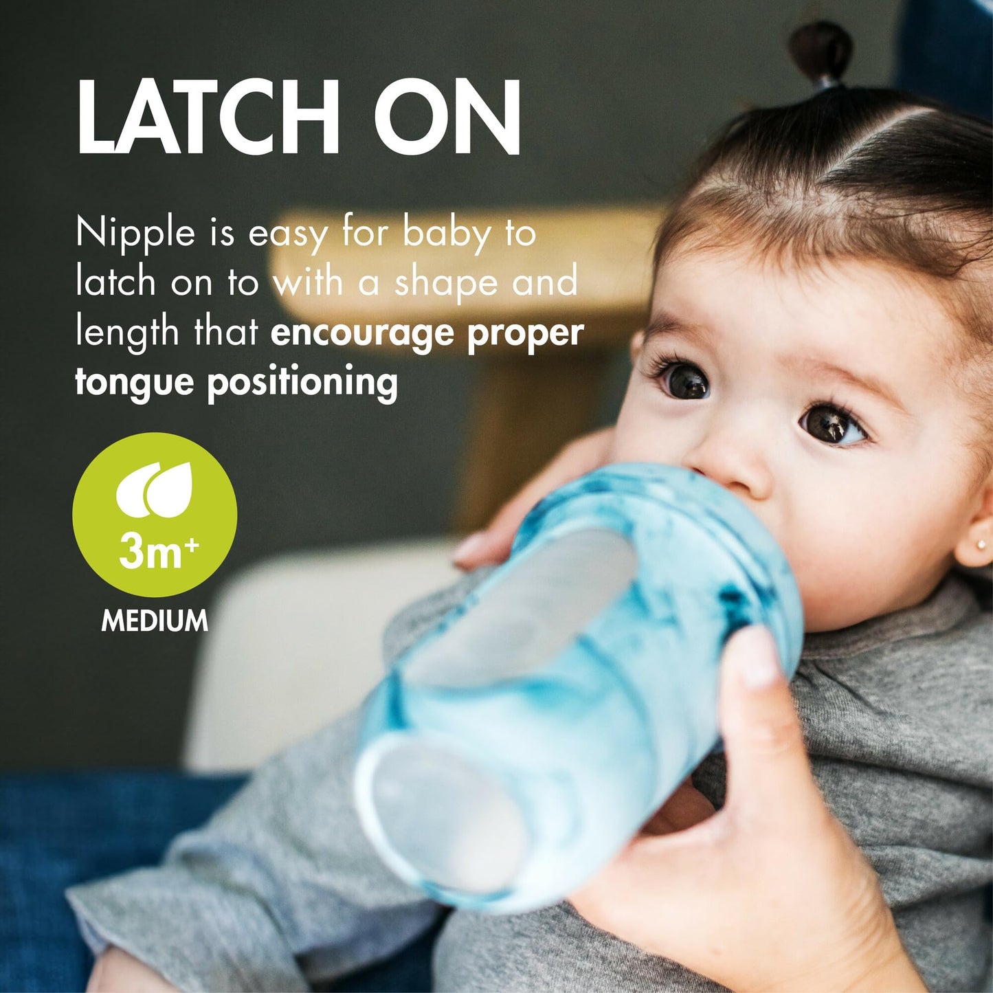 Boon Nursh Reusable Silicone Pouch Baby Bottles - Medium Flow Nipple - Silicone Baby Bottle Pouch and Nipple - Baby Feeding Essentials - Pink - 3-6 Months - 3 Count - 8 Ounce