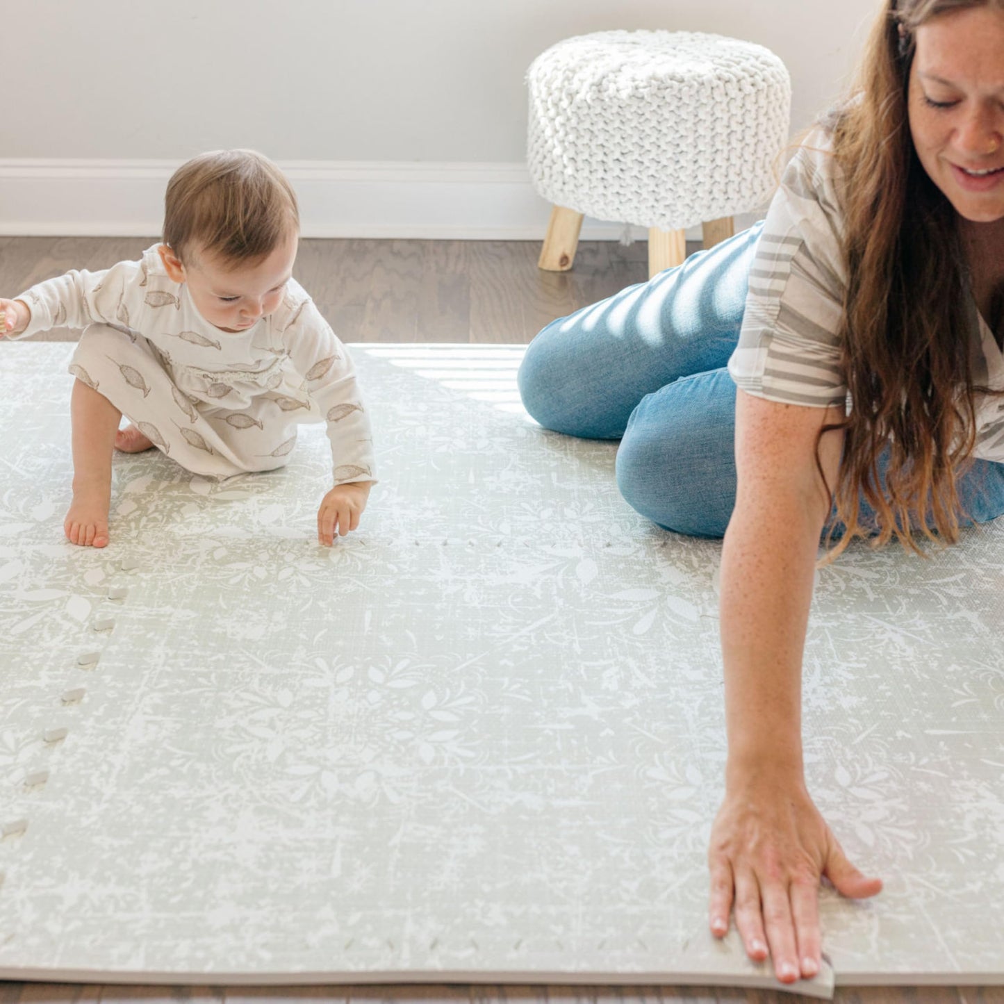 Baby Play Mats for Floor - Eden (4x6ft) - Premium EVA Foam Play Mat for Babies & Toddlers