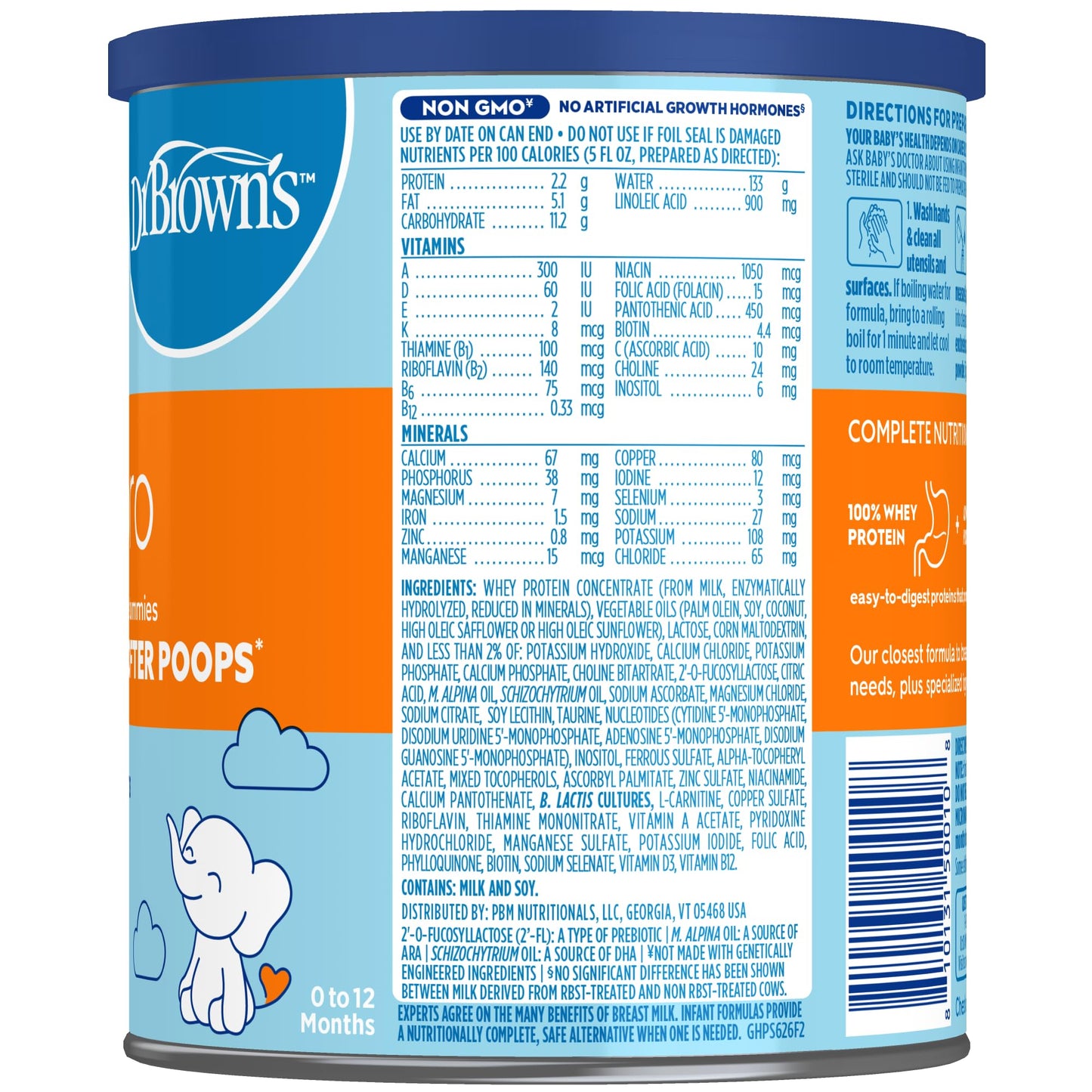 Good Start | Dr. Brown’s Gentle Pro, Infant Formula with Probiotics, DHA, Non-GMO, 32 OZ