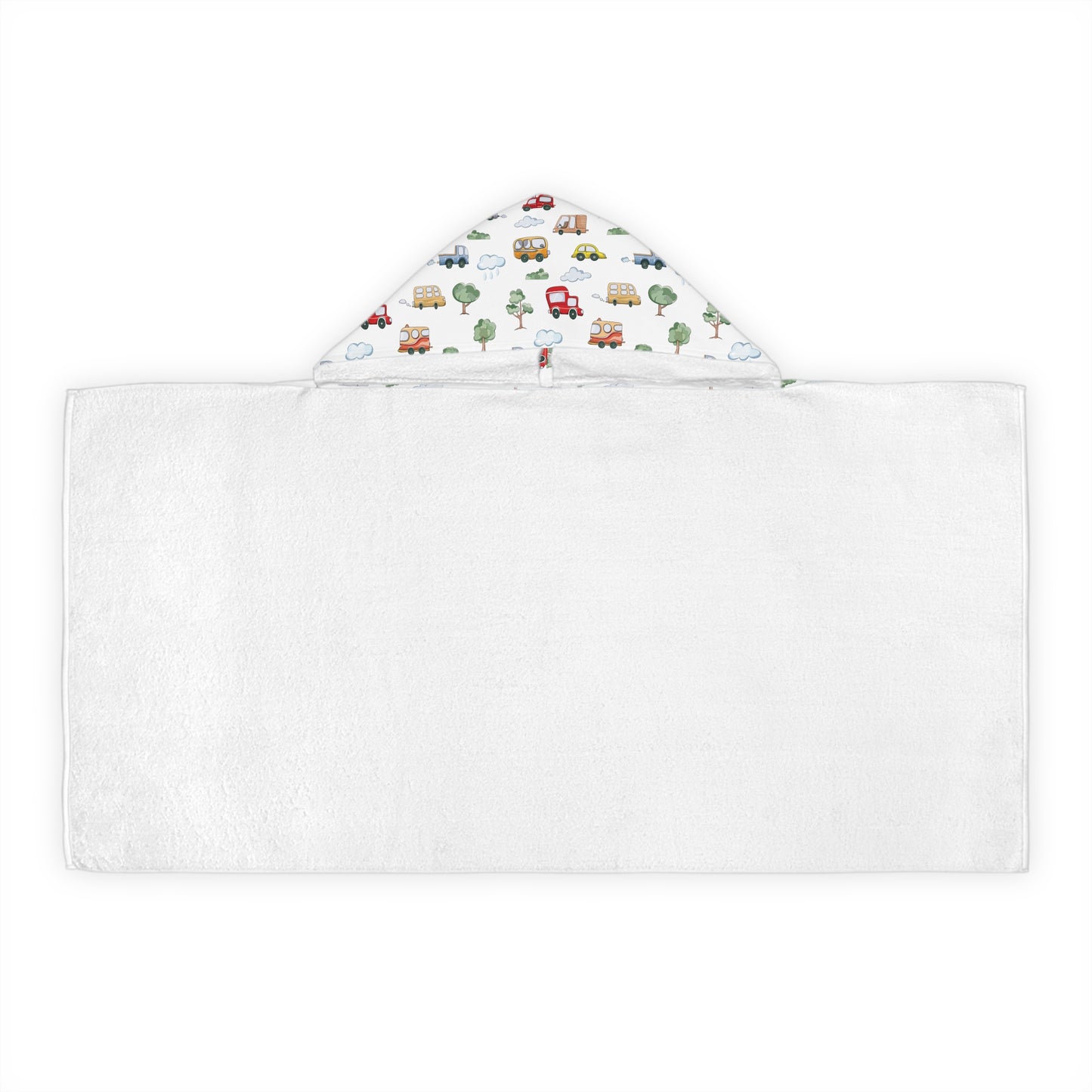 Child Hooded Towel- Cute Cars