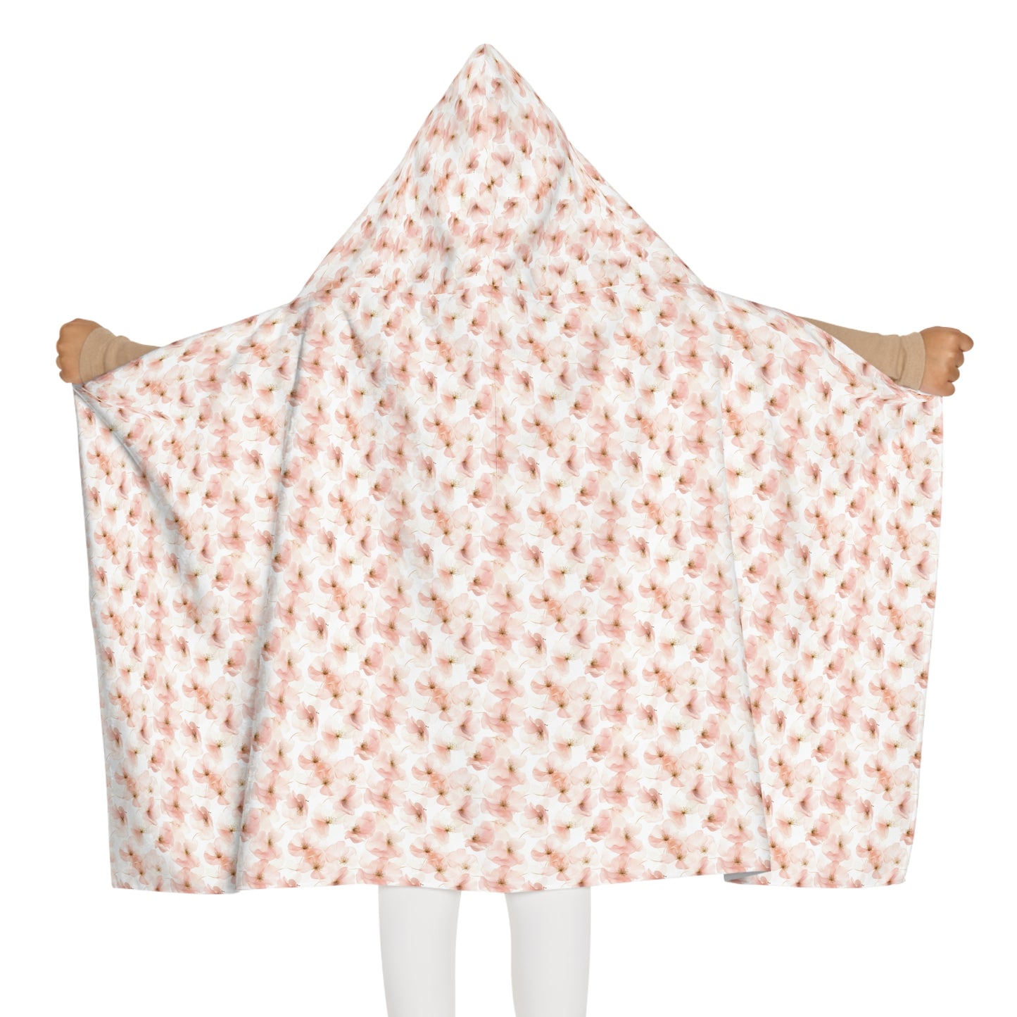 Child Hooded Towel - Pink Floral