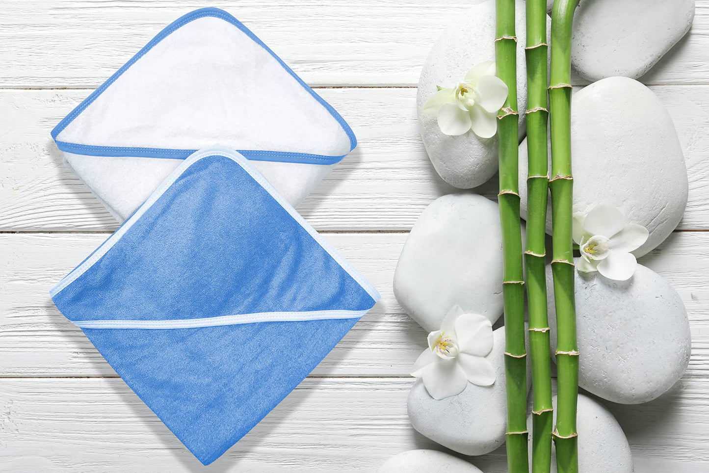 2 Pack Baby Bath Towel - Rayon Made from Bamboo