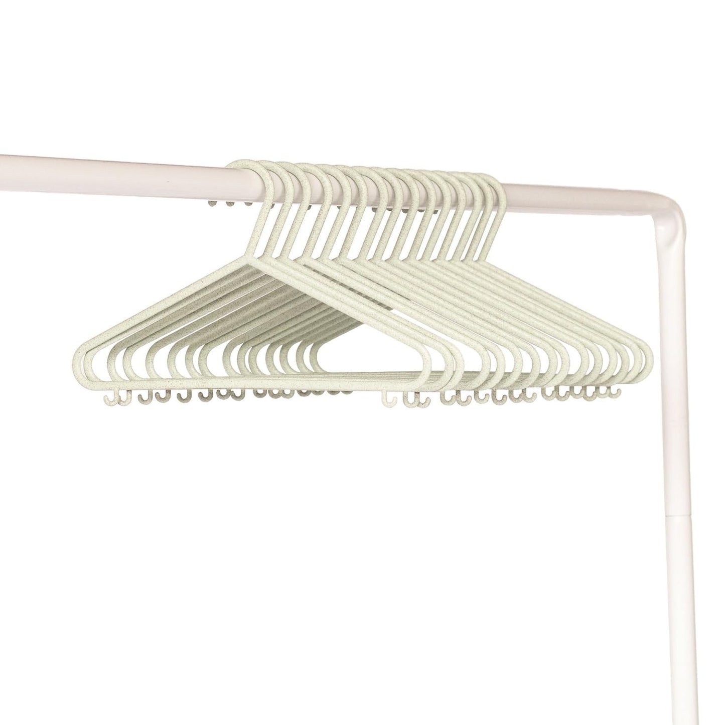 Sustainable Wheat Straw Plastic Toddler & Kids Hangers – Pack of 30
