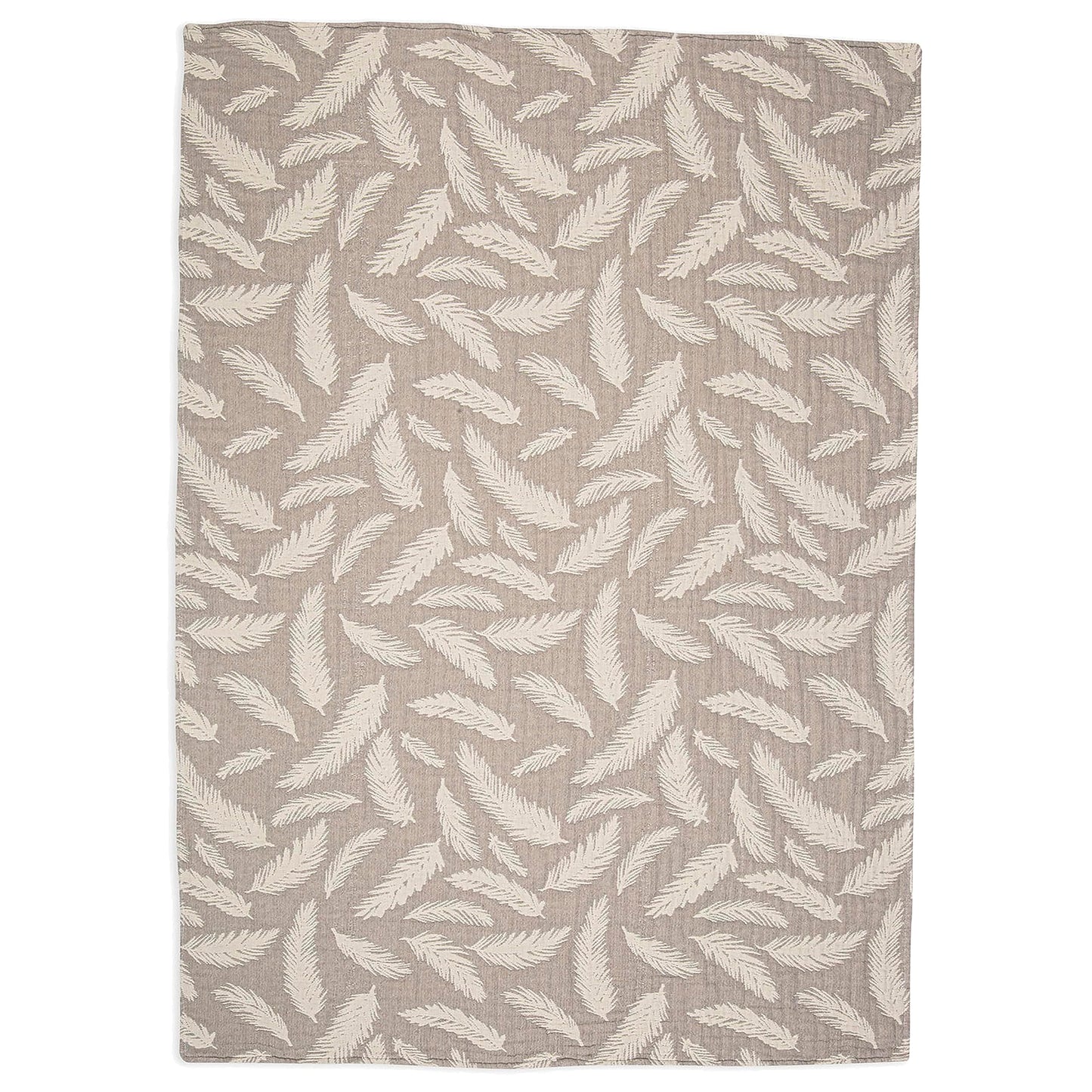 Crane Baby Blanket, 36” x 36”, Soft Cotton Quilted Nursery Blanket for Boys and Girls, Copper, Ezra Print