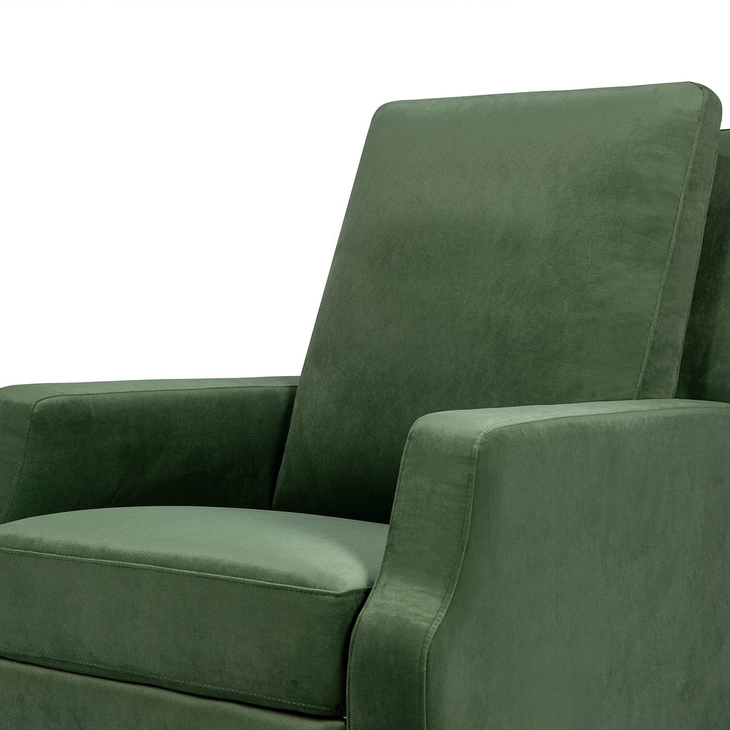 Namesake Crewe Glider Recliner Nursery Chair - GREENGUARD Gold & Certi-PUR US Certified, Ultra Cozy 360° Swivel Rocker Recliner
